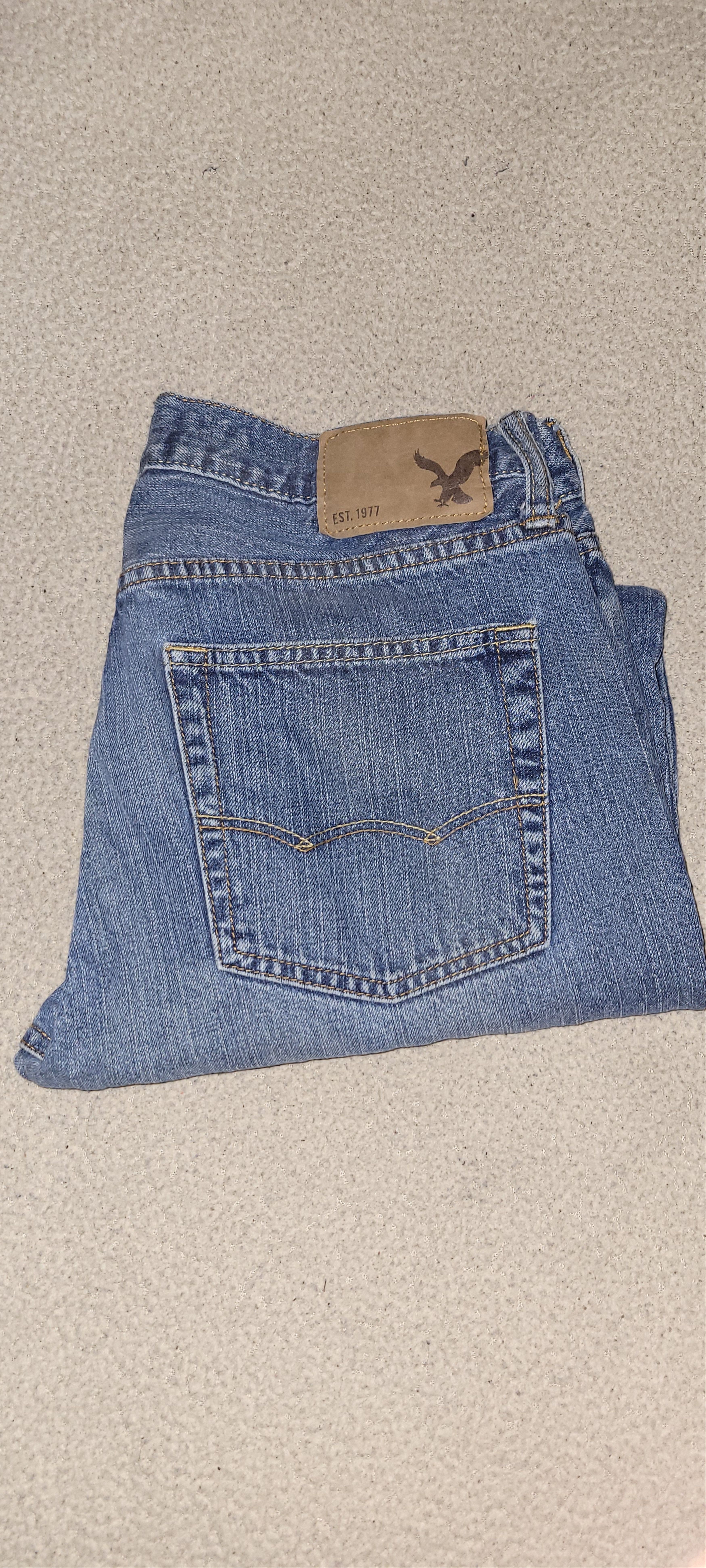 American Eagle Outfitters American Eagle Dark Washed Blue Jeans Size US 30 / EU 46 - 5 Thumbnail