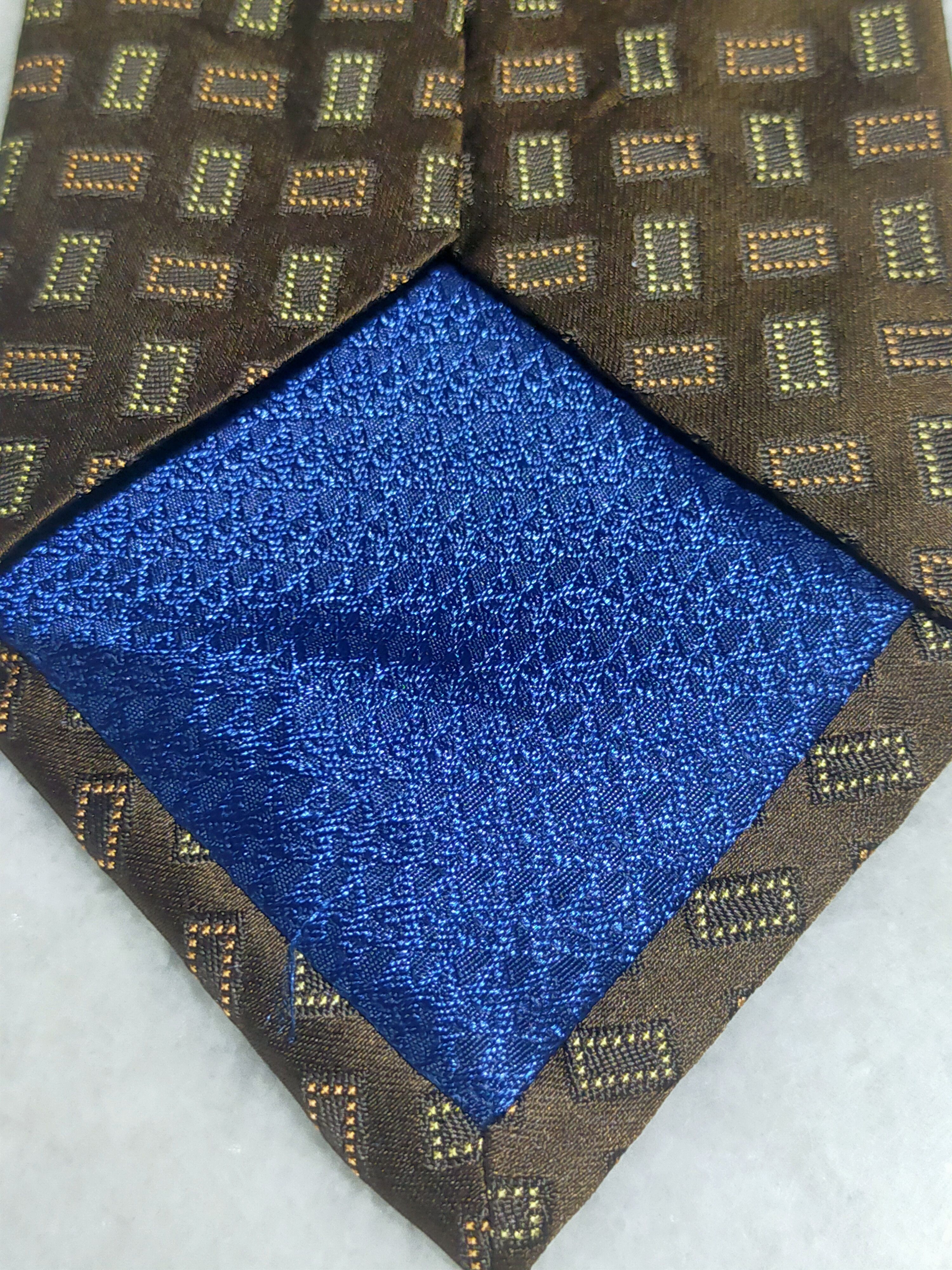 Kansai Yamamoto SISSY BY KANSAI YAMAMOTO BROWN LUXURY SILK TIE Size ONE SIZE - 7 Thumbnail