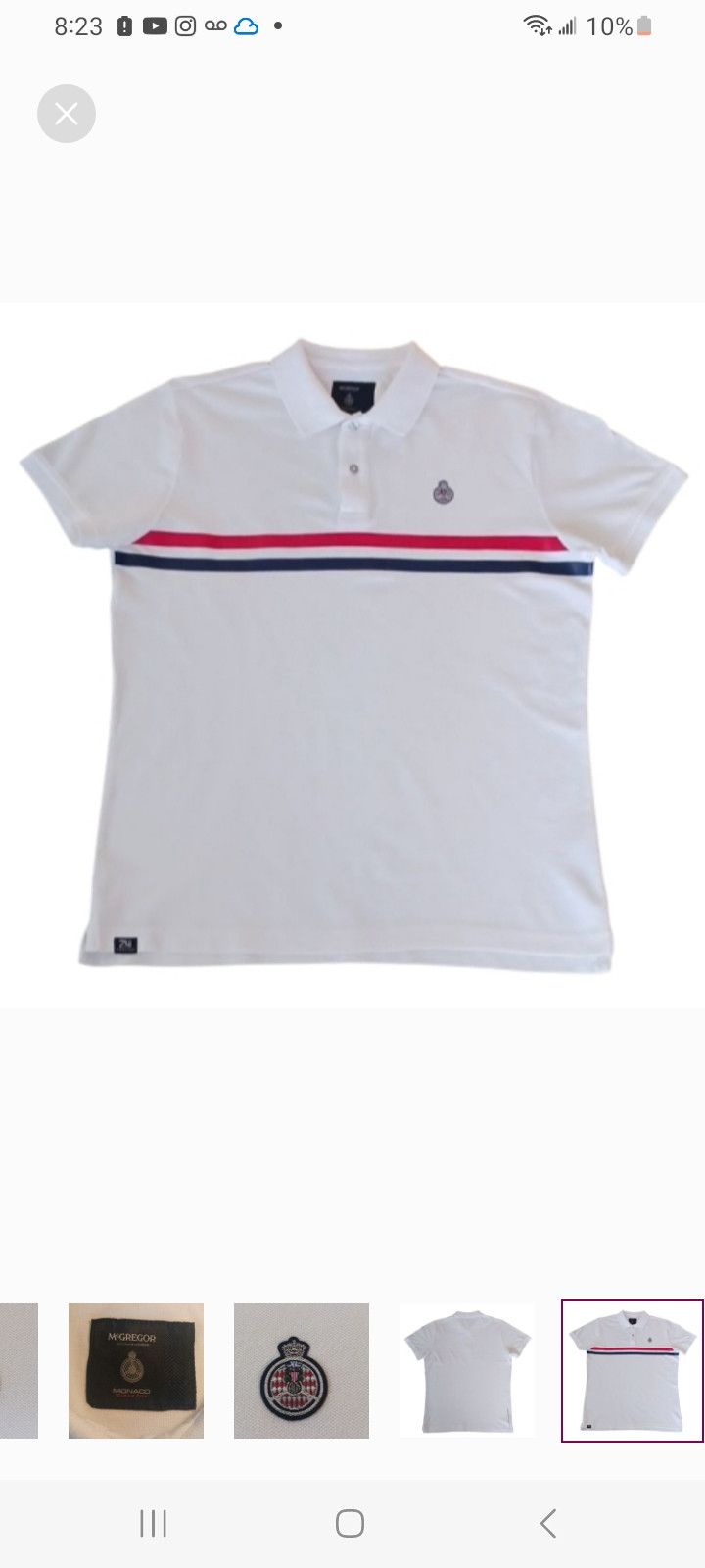 McGregor McGREGOR MONACO GRAND PRIX-AEM CLUB 74 EditionPOLO SHIRT Size US L / EU 52-54 / 3 - 1 Thumbnail