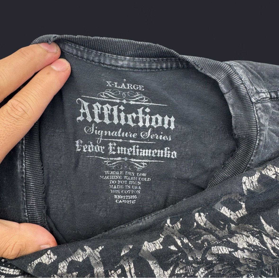 Affliction Y2K Affliction Tee Size US XL / EU 56 / 4 - 3 Thumbnail