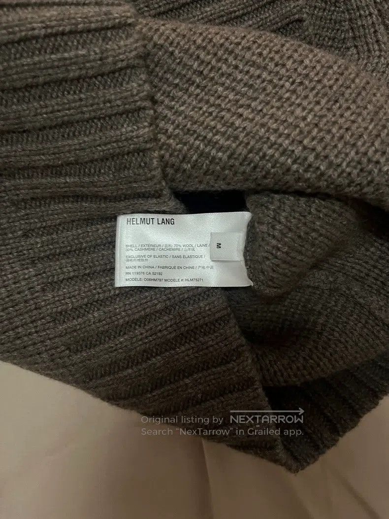 Helmut Lang Helmut Lang High-Neck Zip-Up Sweater Size US M / EU 48-50 / 2 - 5 Thumbnail
