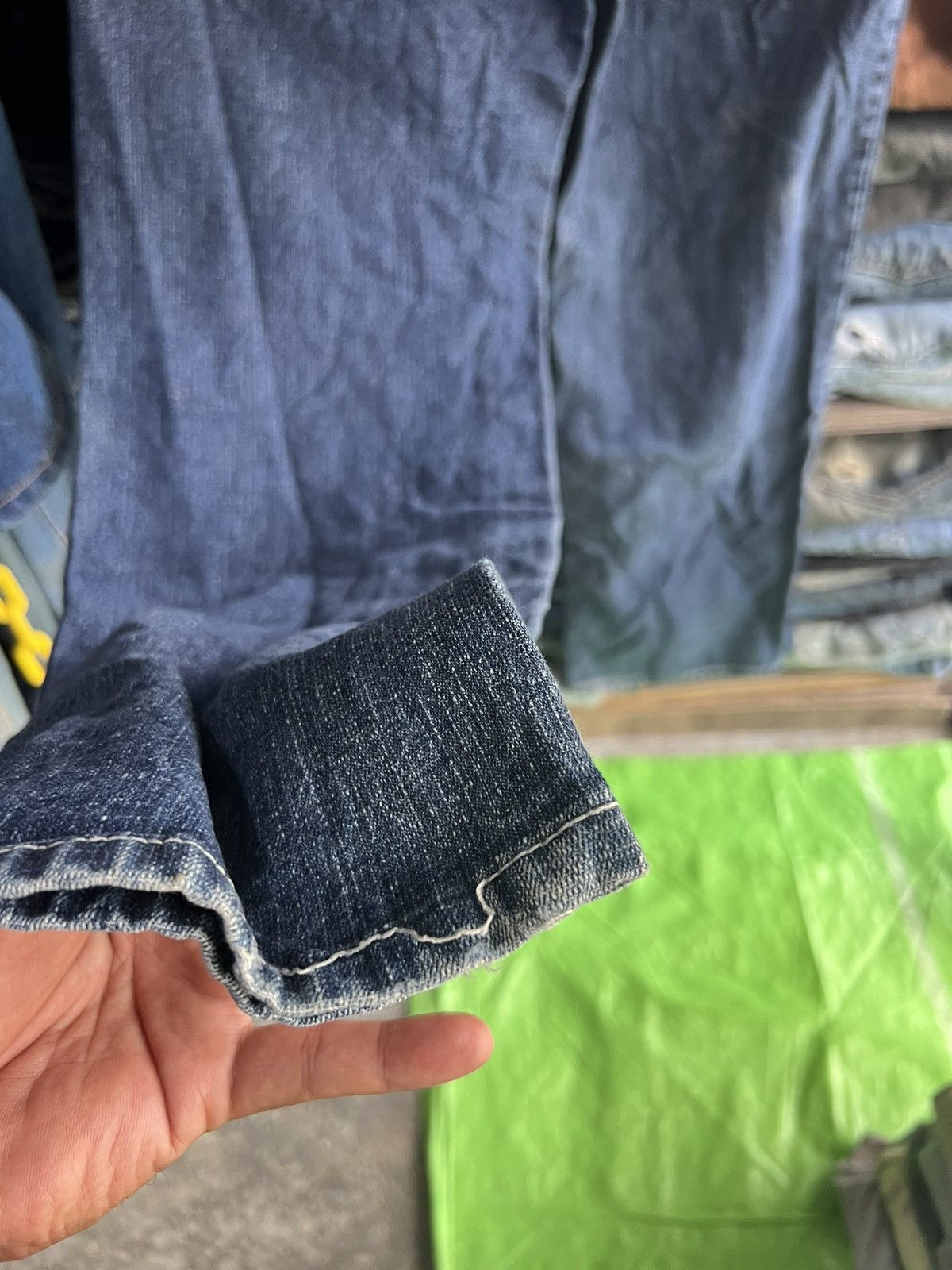 Pelle Pelle 🔥Pelle Pelle Pocket Print Denim Size US 30 / EU 46 - 10 Thumbnail