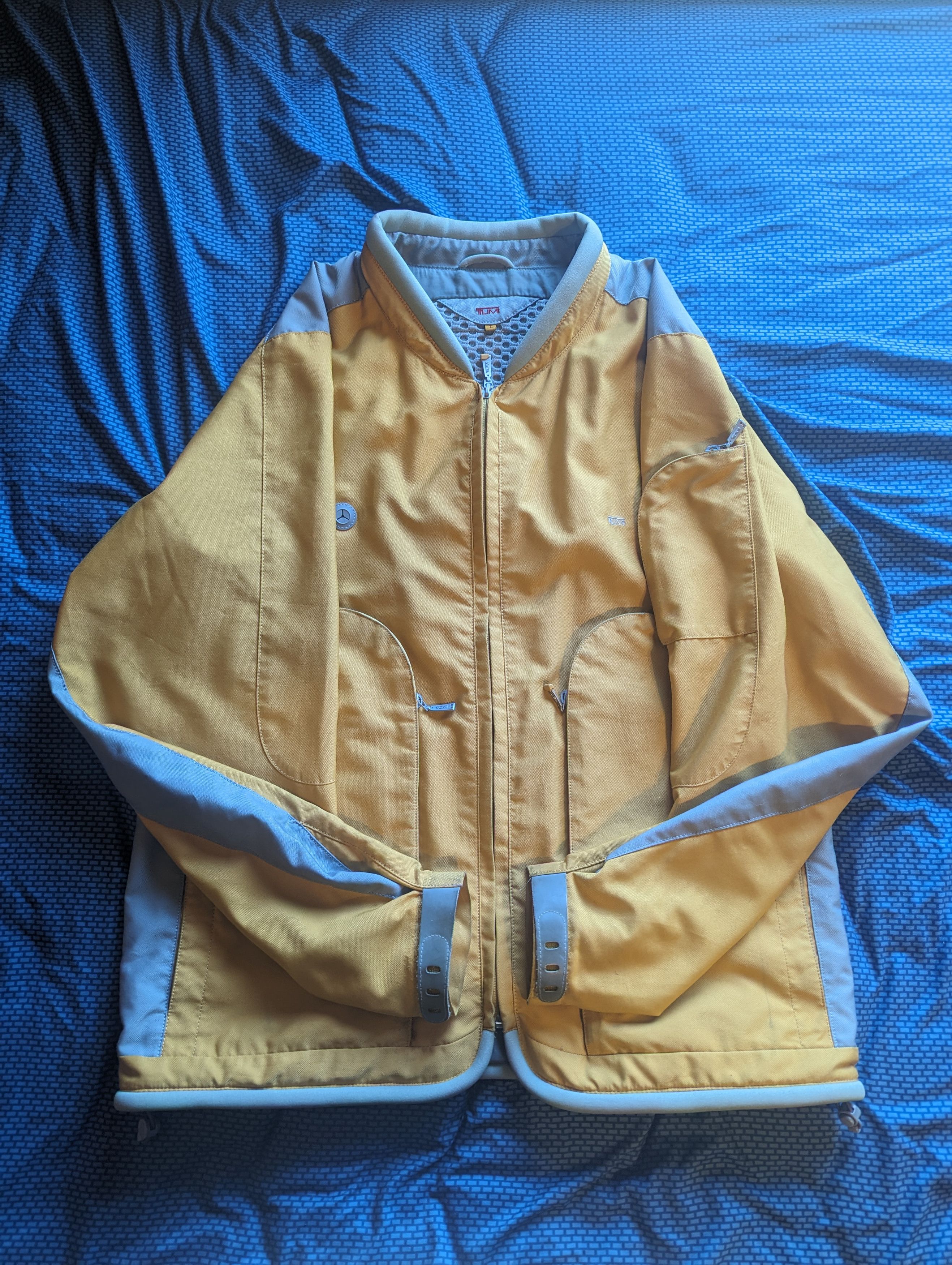 image of Tumi Travel Jacket in Yellow, Men's (Size Large)