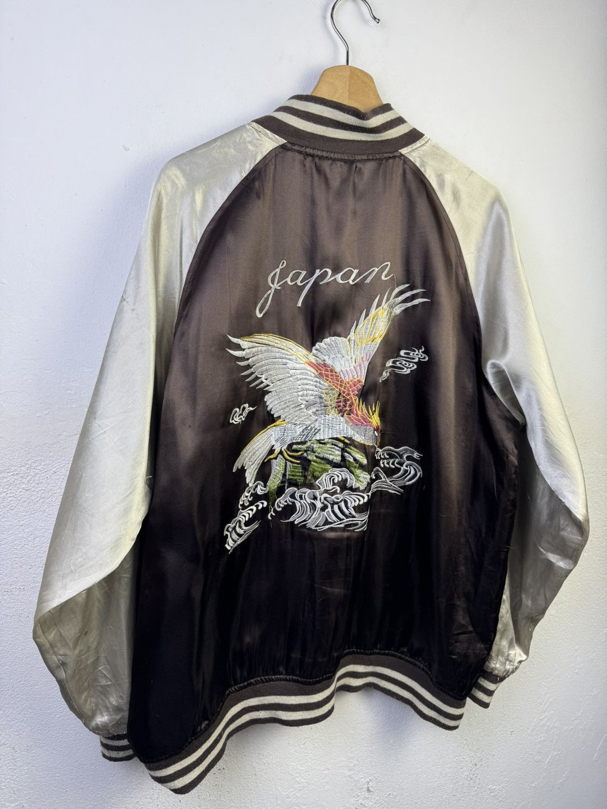 Japanese Brand Vintage Eagles Sukajan Souvenir Jacket Size US L / EU 52-54 / 3 - 5 Thumbnail