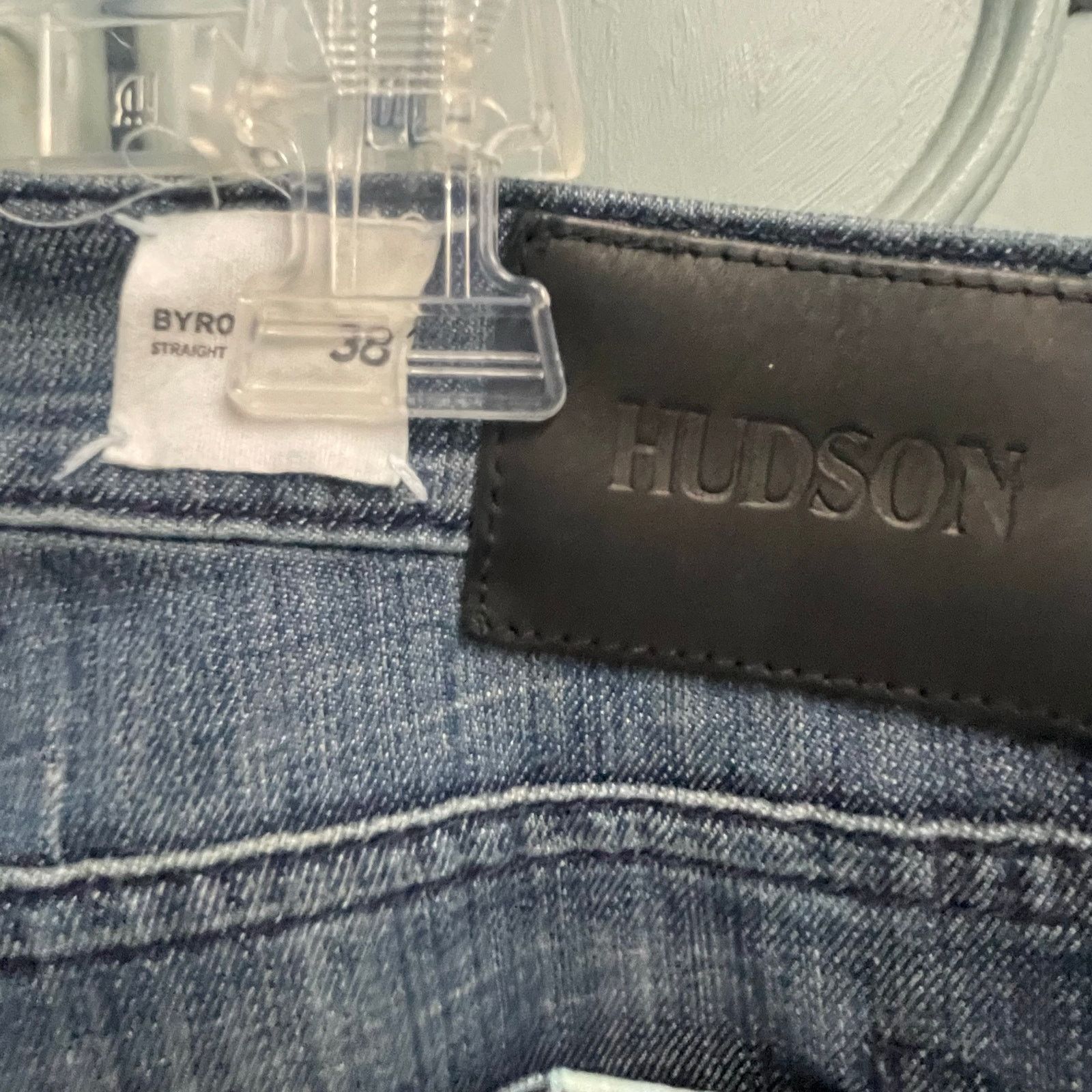 Hudson Hudson Byron Straight Size 38 Jeans Mens Button Fly 38x31 Size US 38 / EU 54 - 5 Thumbnail