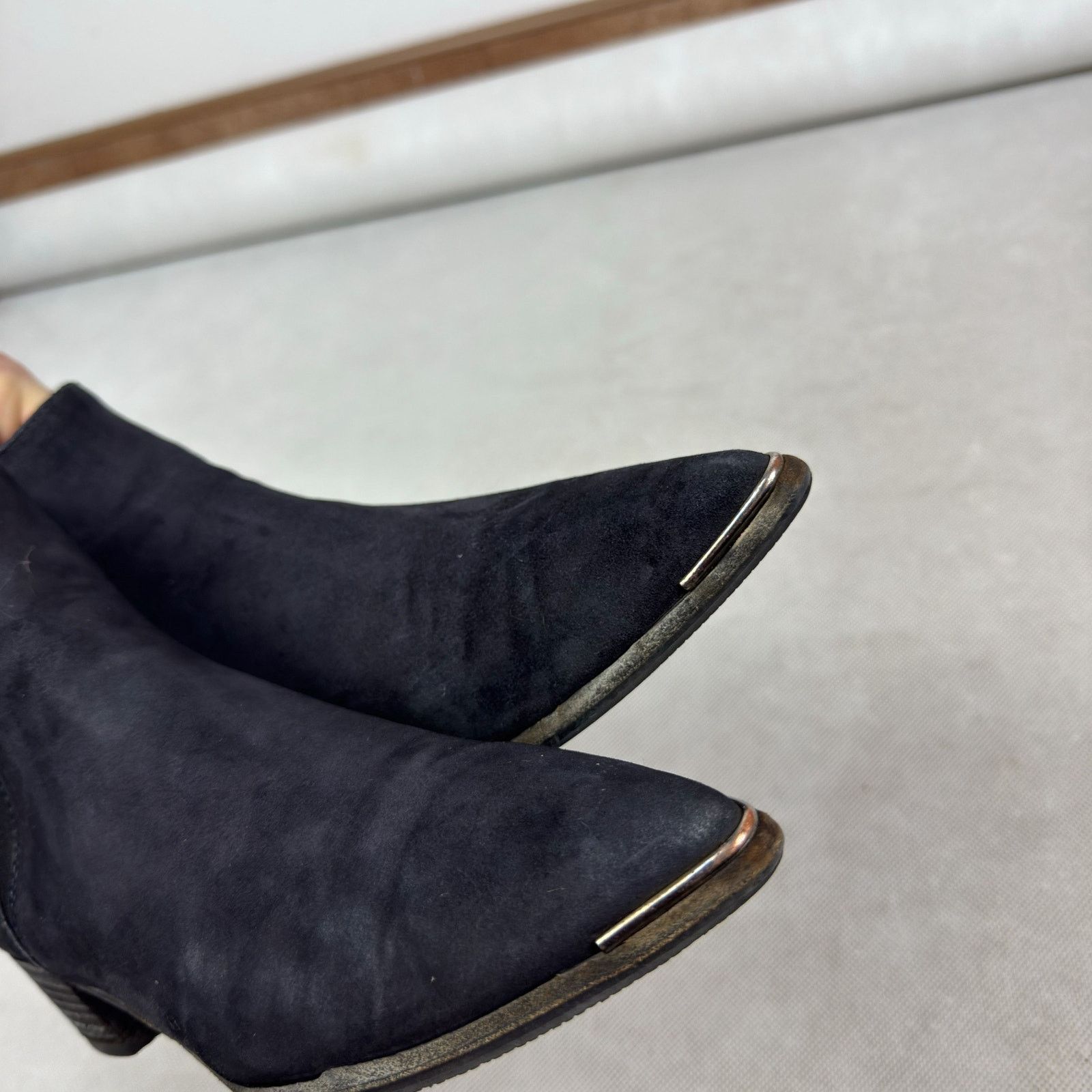 Acne Studios × Japanese Brand Acne Studios Jensen Womens Black Leather Pull On Ankle Boots Size US 4 / IT 34 - 6 Thumbnail