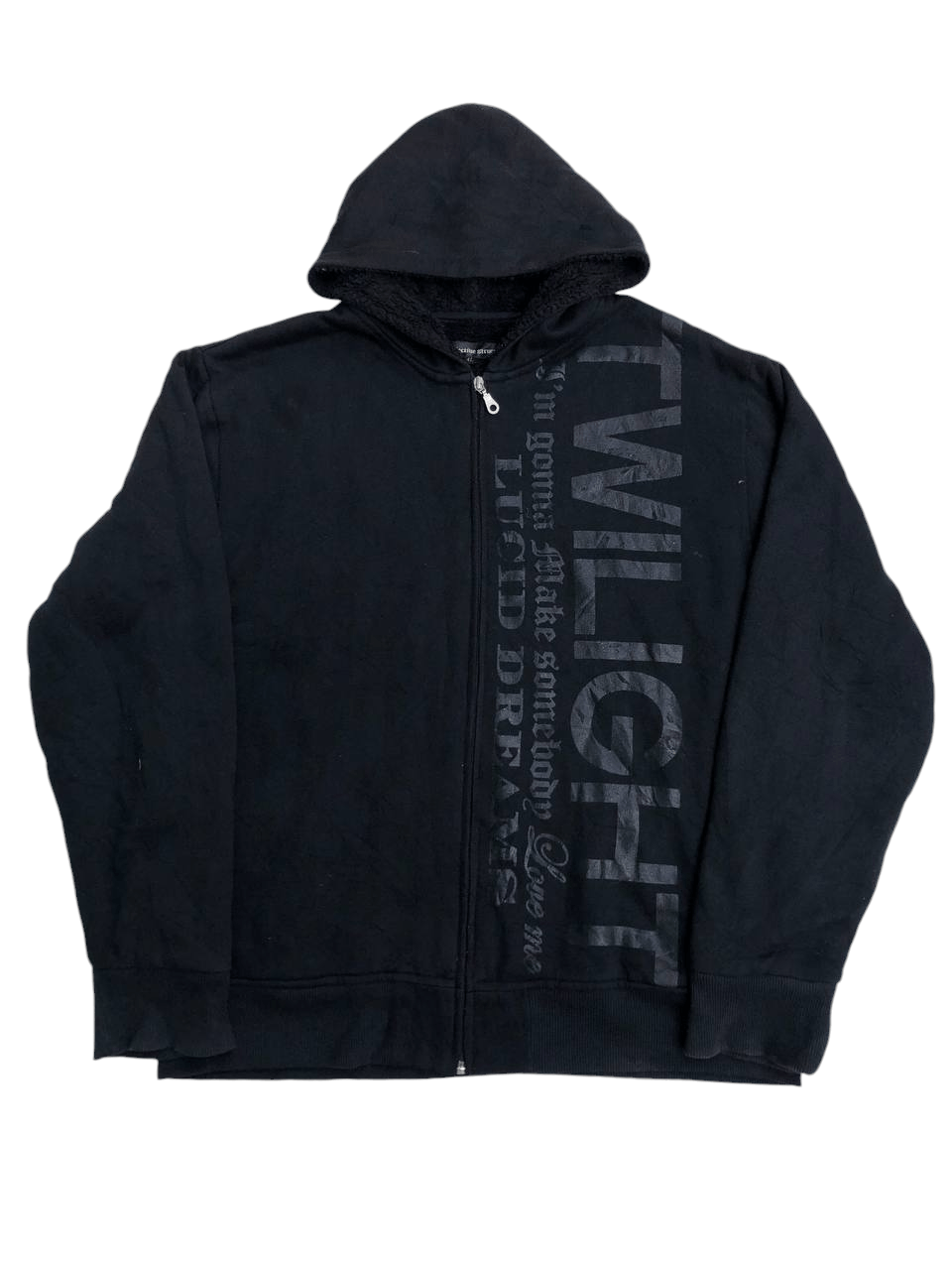 Defectibe struct fleece hoodie