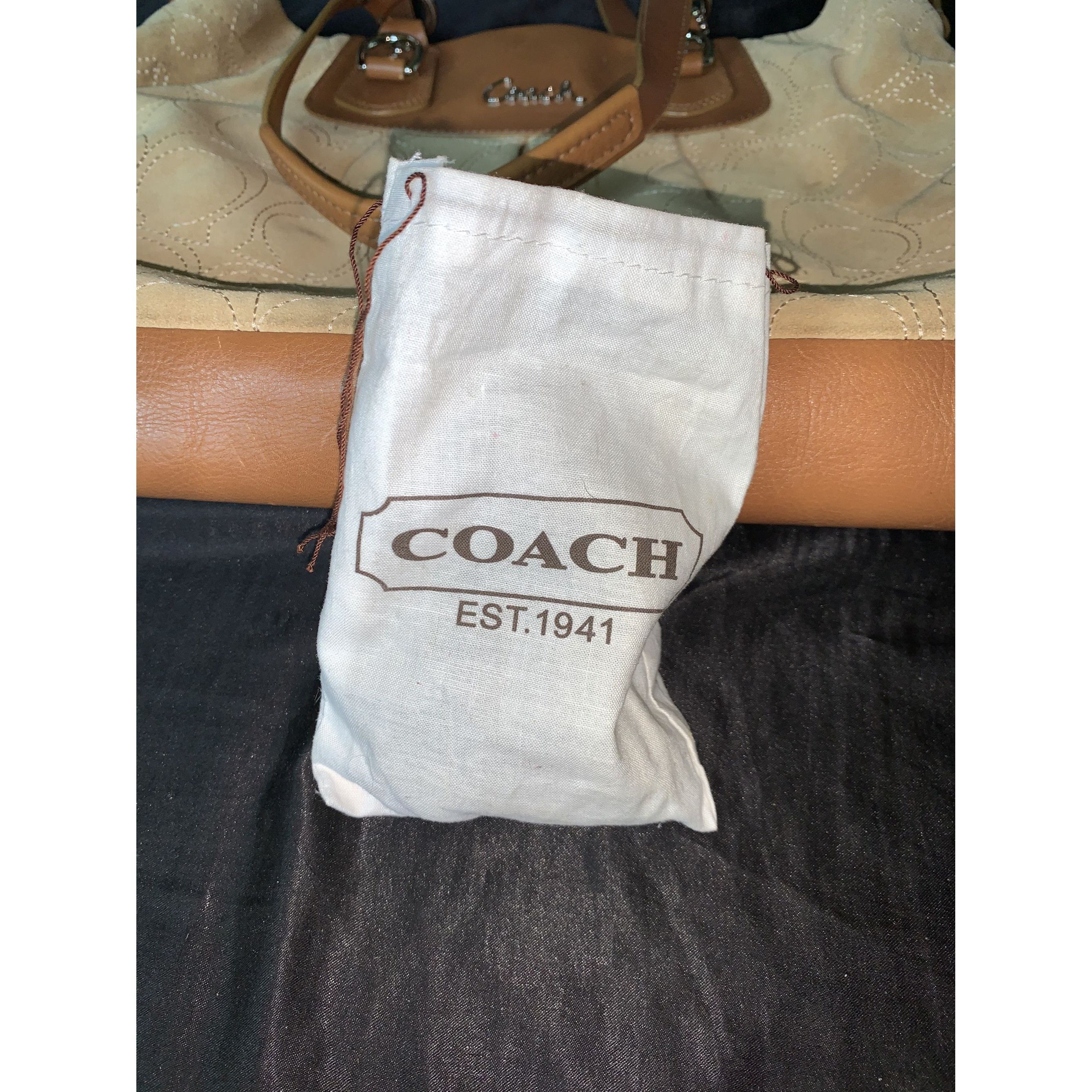 Coach Vintage Coach Convertible Two-way Suede Handbag Size ONE SIZE - 4 Thumbnail
