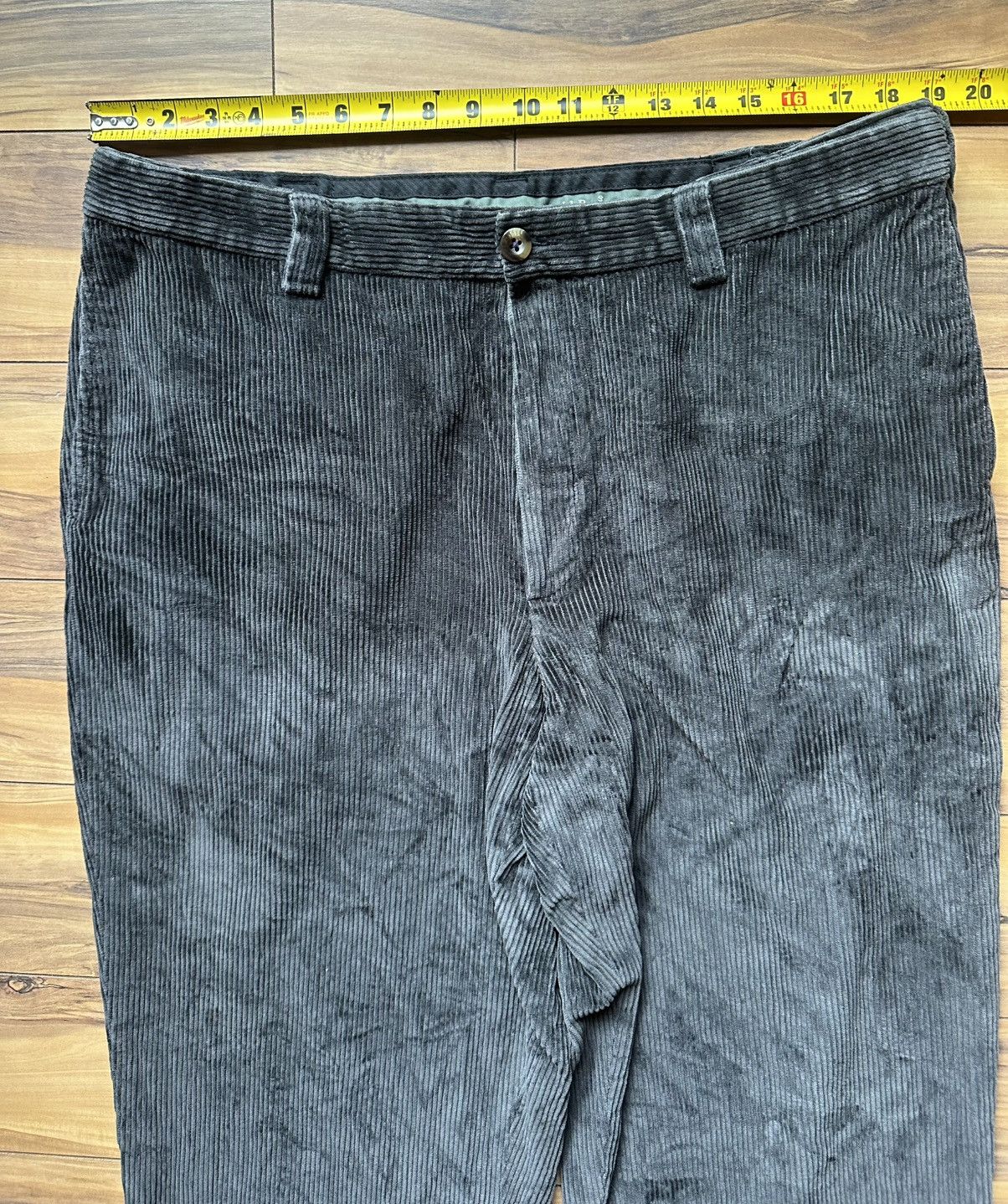 L.L. Bean L.L. Bean Men's Dark Gray/BlueCorduroy Pants Size US 32 / EU 48 - 3 Thumbnail