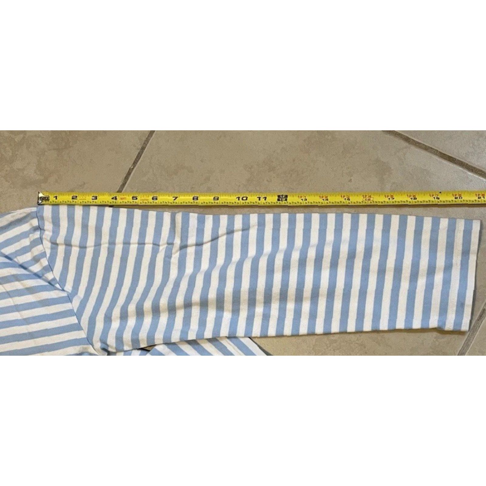 Comme des Garcons Girl VINTAGE Comme Des Garcons PLAY Striped Shirt L Womens Long Sleeve T-Shirt White Blue Beach Surf Nautical Designer 90s Size L / US 10 / IT 46 - 8 Thumbnail