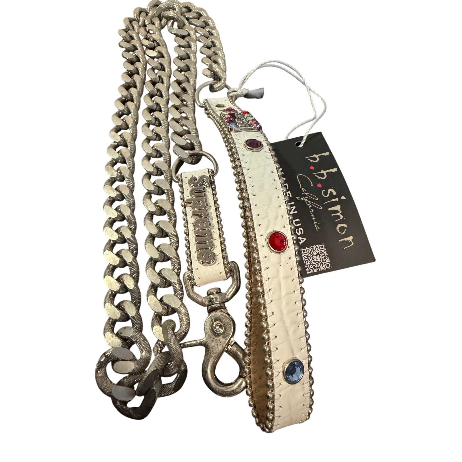 Supreme Supreme x B.B Simon Dog Leash white brand new orig packaging Size ONE SIZE - 1 Thumbnail