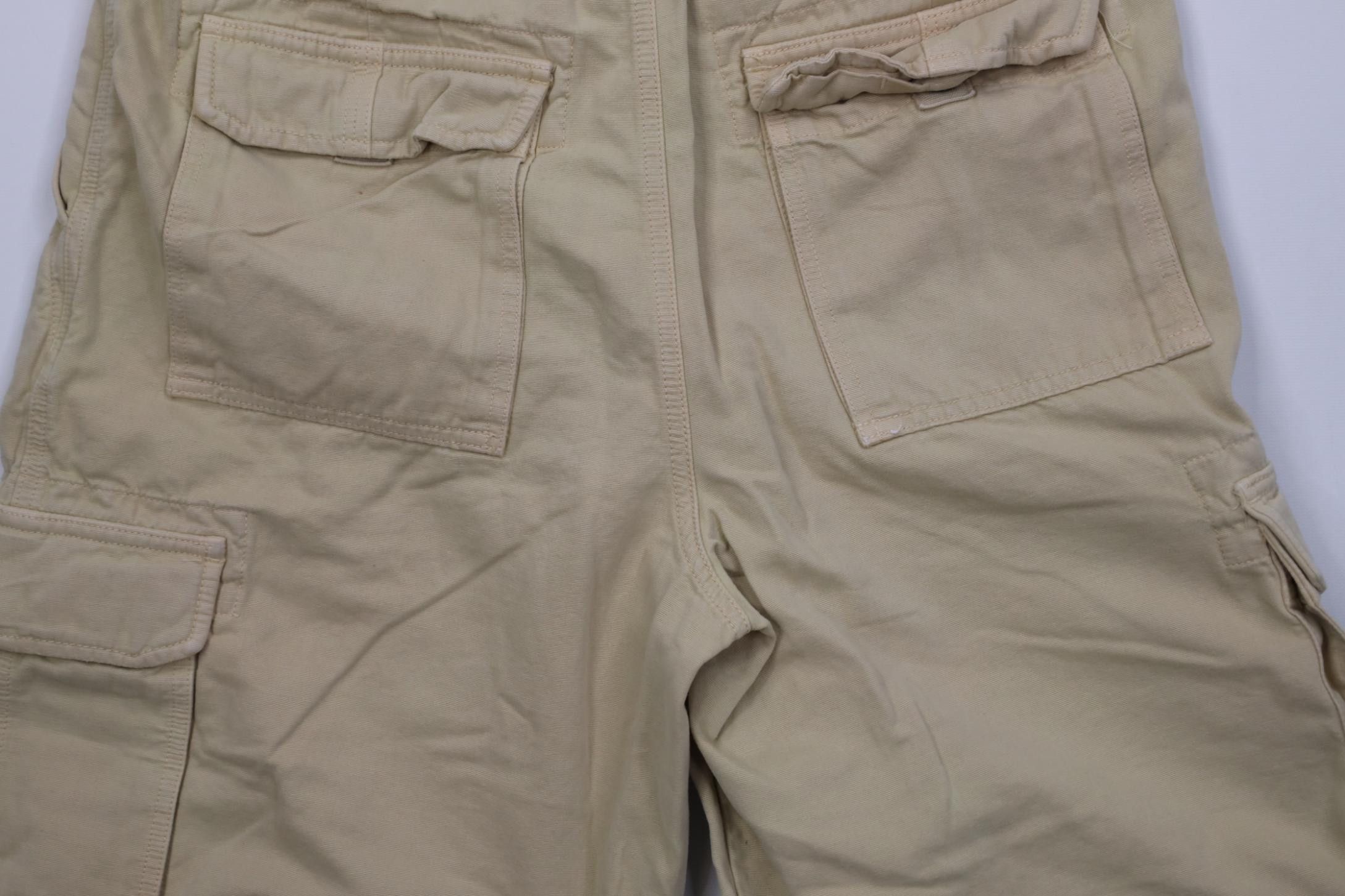 Lands' End Vintage 90s Y2K Lands End Heavyweight Surplus Cargo Shorts Size US 34 / EU 50 - 13 Thumbnail