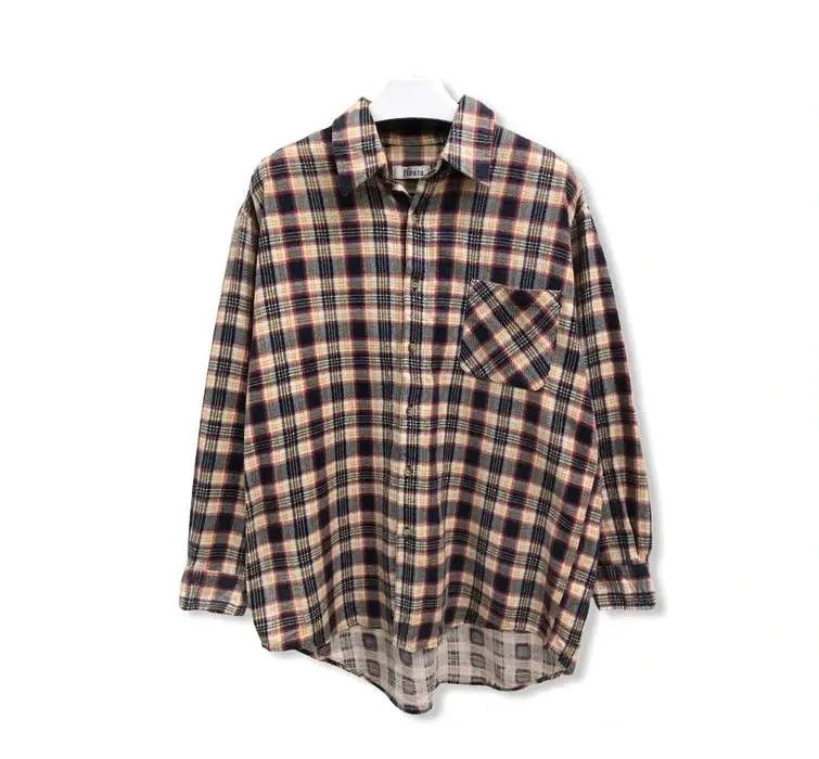 Vintage Vintage Fiesta Plaid Tartan Flannel Shirt 👕 Size US M / EU 48-50 / 2 - 1 Thumbnail