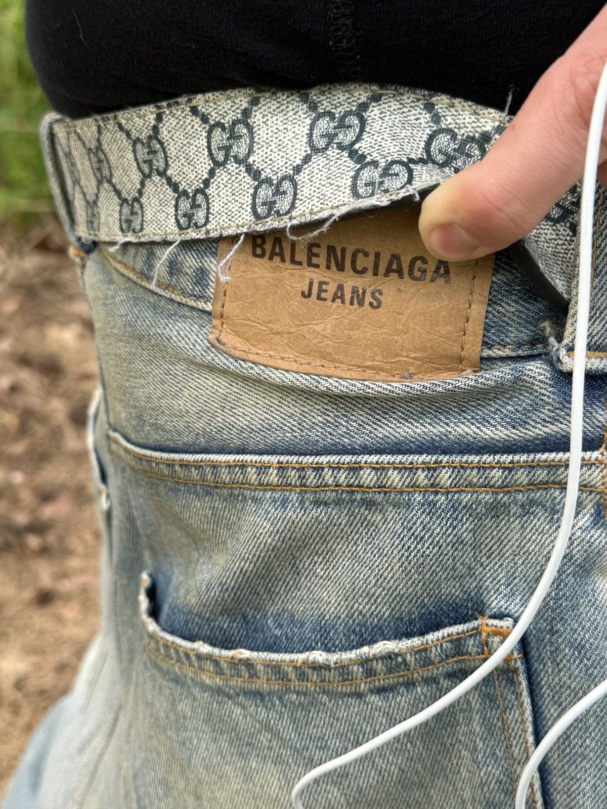 Balenciaga Balenciaga Waxed Baggy Denim Size US 32 / EU 48 - 10 Thumbnail