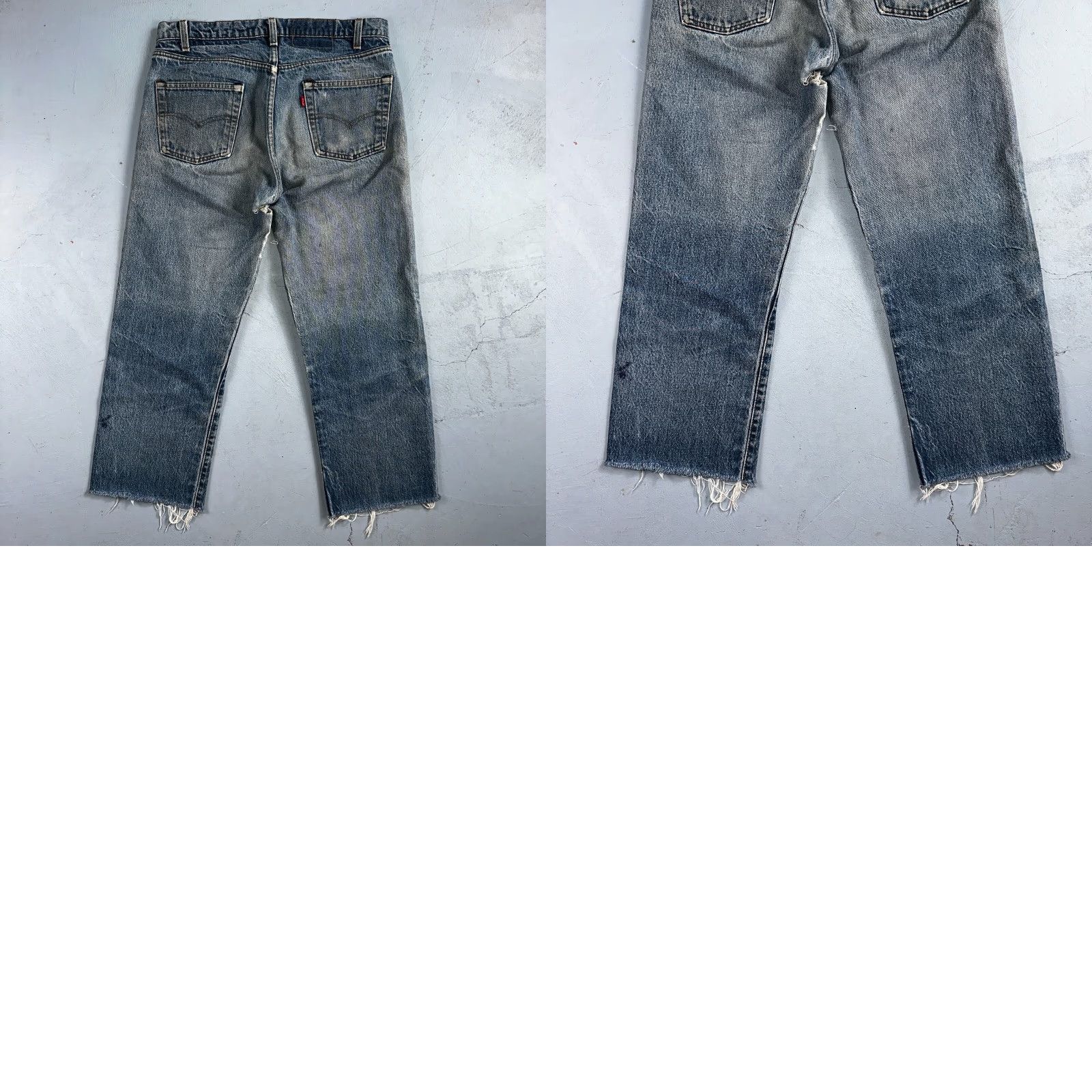 Levi's VINTAGE Levis 501 Jeans 80s USA XX Straight Leg Blue Light Wash 32x24 Capri Size US 32 / EU 48 - 11 Thumbnail