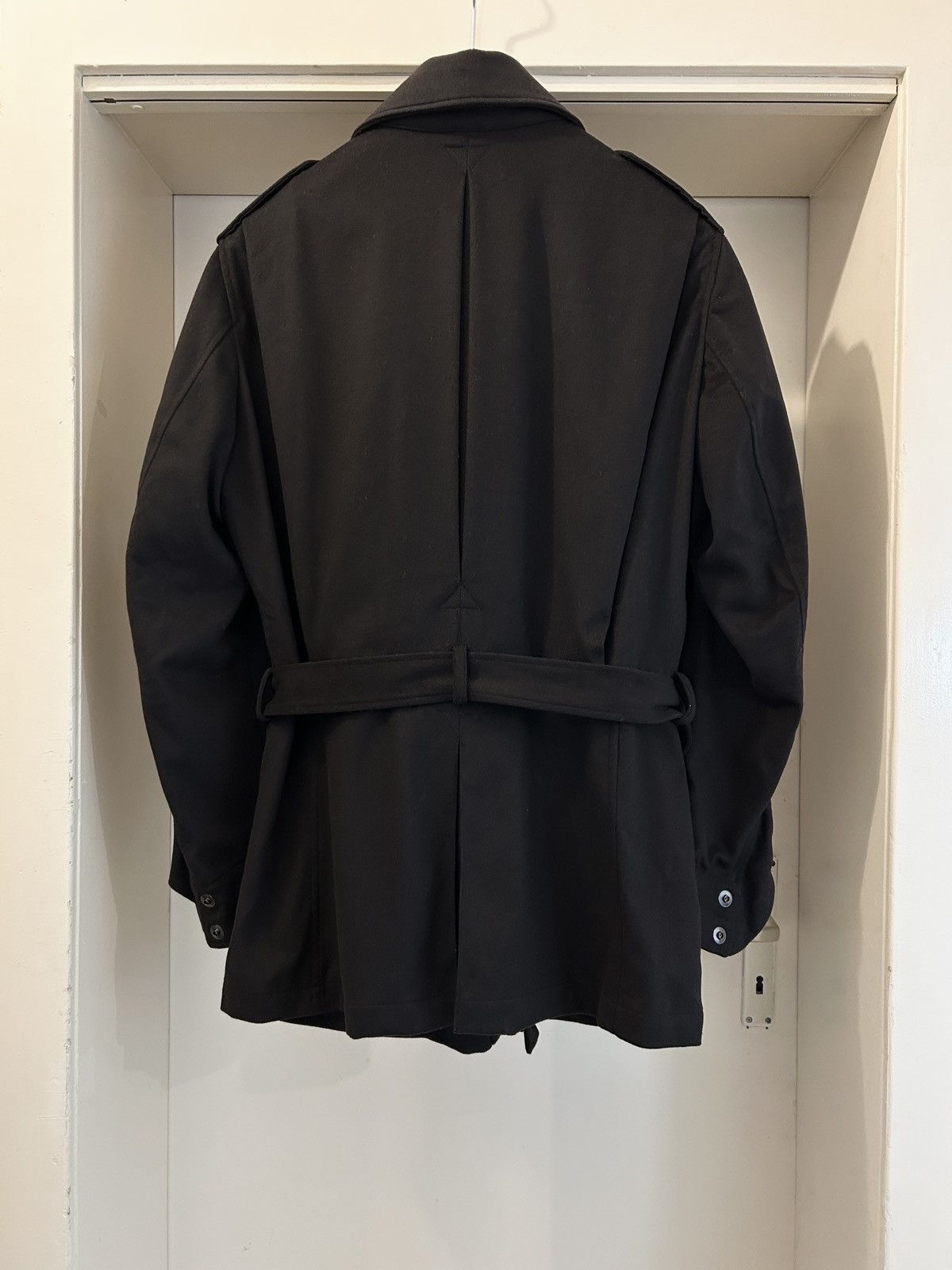 Gucci Gucci Tom Ford FW 2003 black wool M65/ safari jacket Size US L / EU 52-54 / 3 - 3 Thumbnail