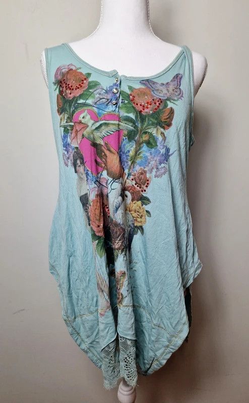 Hysteric Glamour Vintage ed hardy style mini dress mesh japan y2k Size S / US 4 / IT 40 - 4 Thumbnail