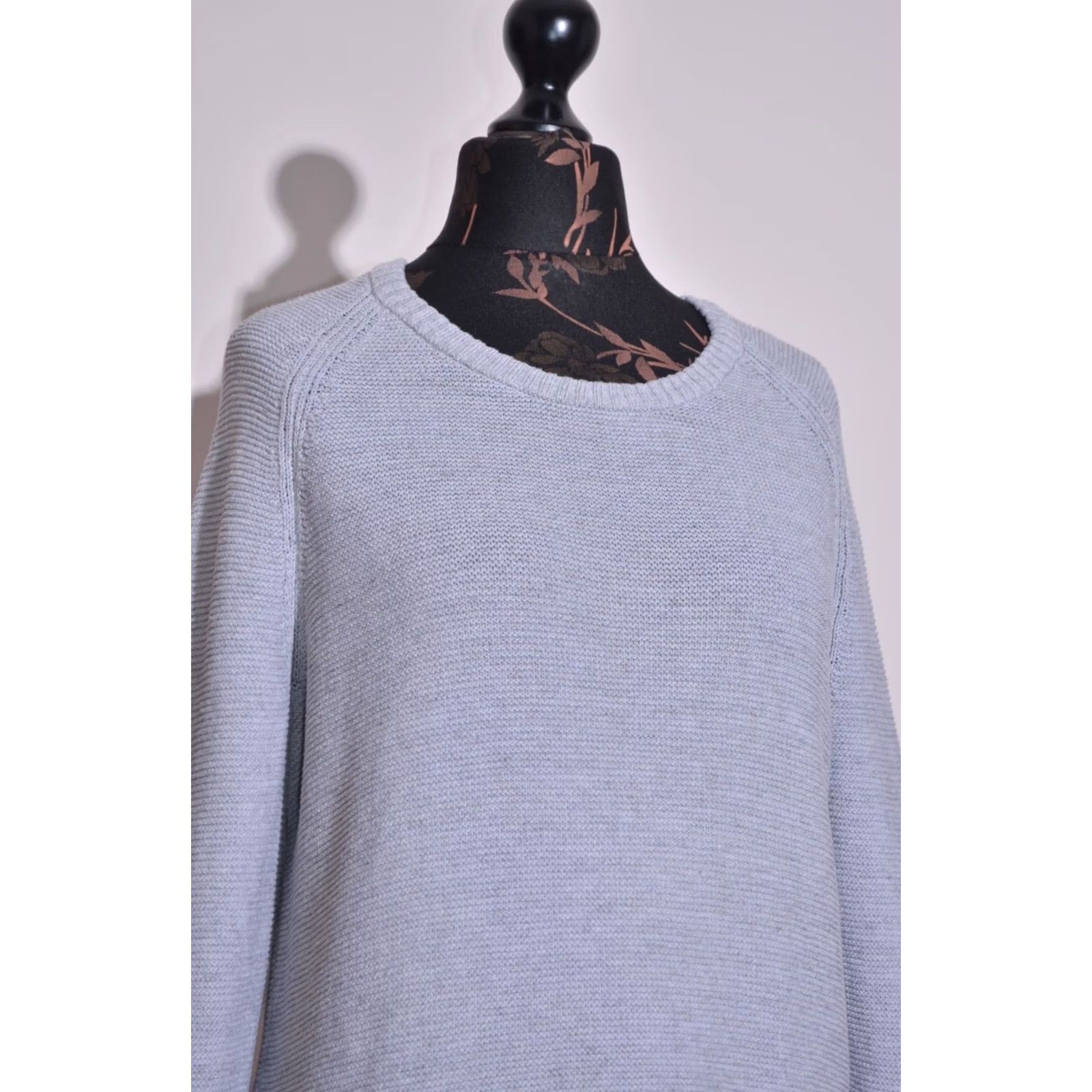 Patagonia Patagonia Jumper Grey Long Sleeve Size M Women's Organic Cotton Knitted Crew Neck Pullover For Casual Travel Size M / US 6-8 / IT 42-44 - 3 Thumbnail