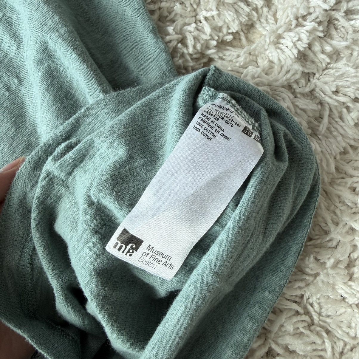 Japanese Brand Uniqlo x Museum of Fine Arts Boston Loopwheel Cotton T Shirt Size US XL / EU 56 / 4 - 5 Thumbnail