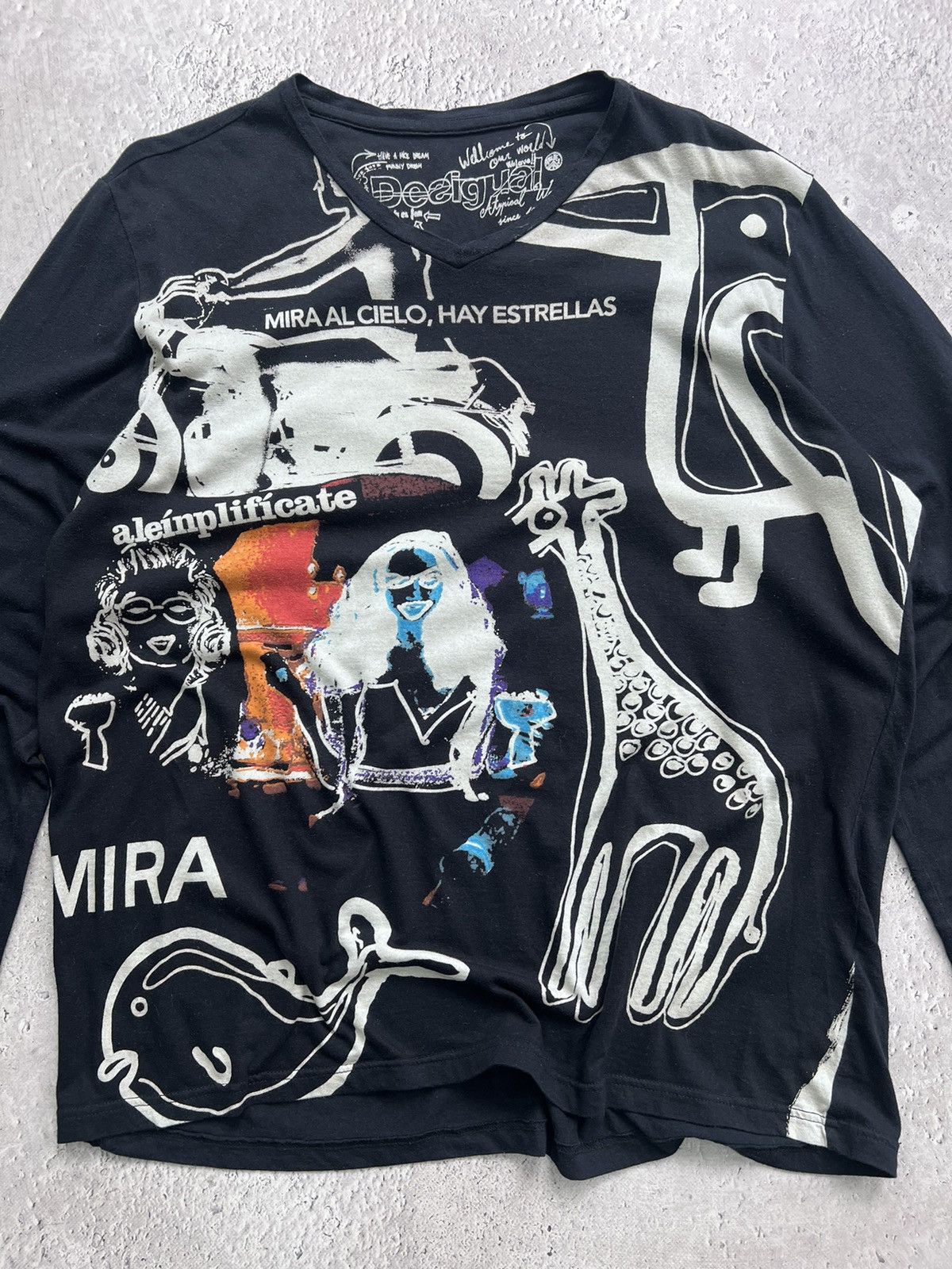 If Six Was Nine × Japanese Brand × Le Grande Bleu (L.G.B.) Beaumont carr poem punk style long sleeve Size US XL / EU 56 / 4 - 4 Thumbnail