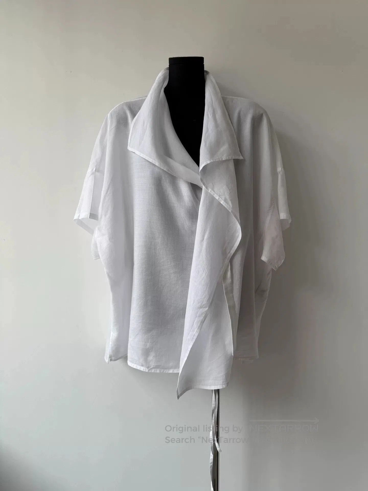 Y's yohji yamamoto y's zen aesthetic oversized top. Size XXS / US 00 / IT 34 - 2 Thumbnail