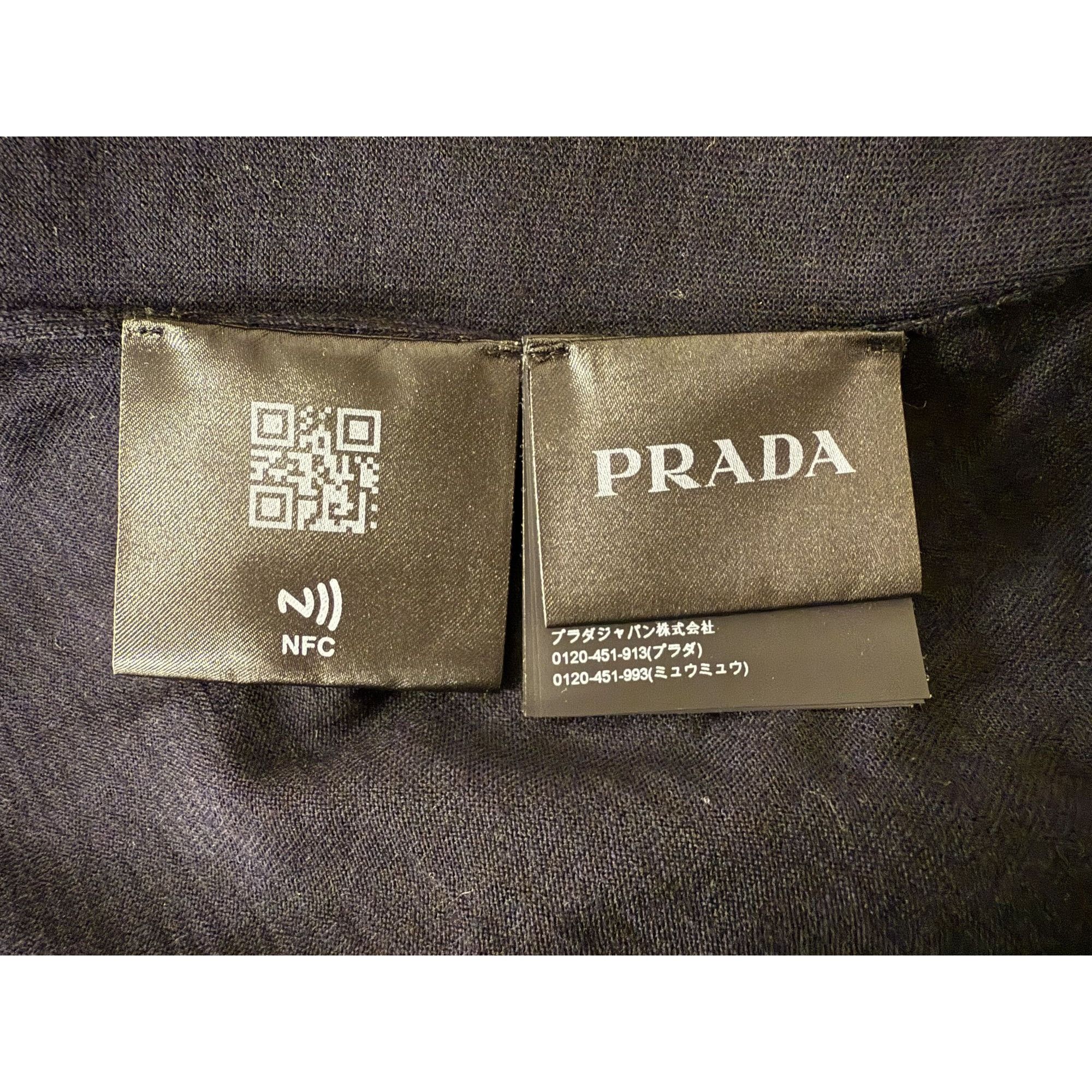 Prada Prada Mens Black Virgin Wool Crewneck Sweater Size 48 Size US M / EU 48-50 / 2 - 4 Thumbnail