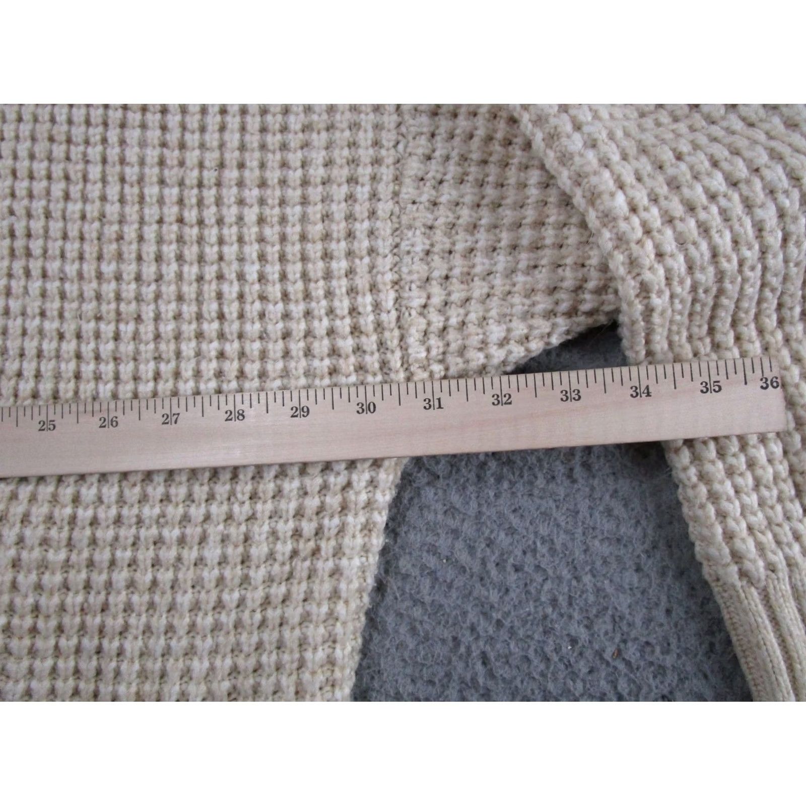 American Eagle Outfitters American Eagle Outfitters Cardigan Sweater Open Front Knit Long Sleeve Size 2XL Beige Womens Winter Fall Socks Size XXL / US 16-18 / IT 52-54 - 5 Thumbnail
