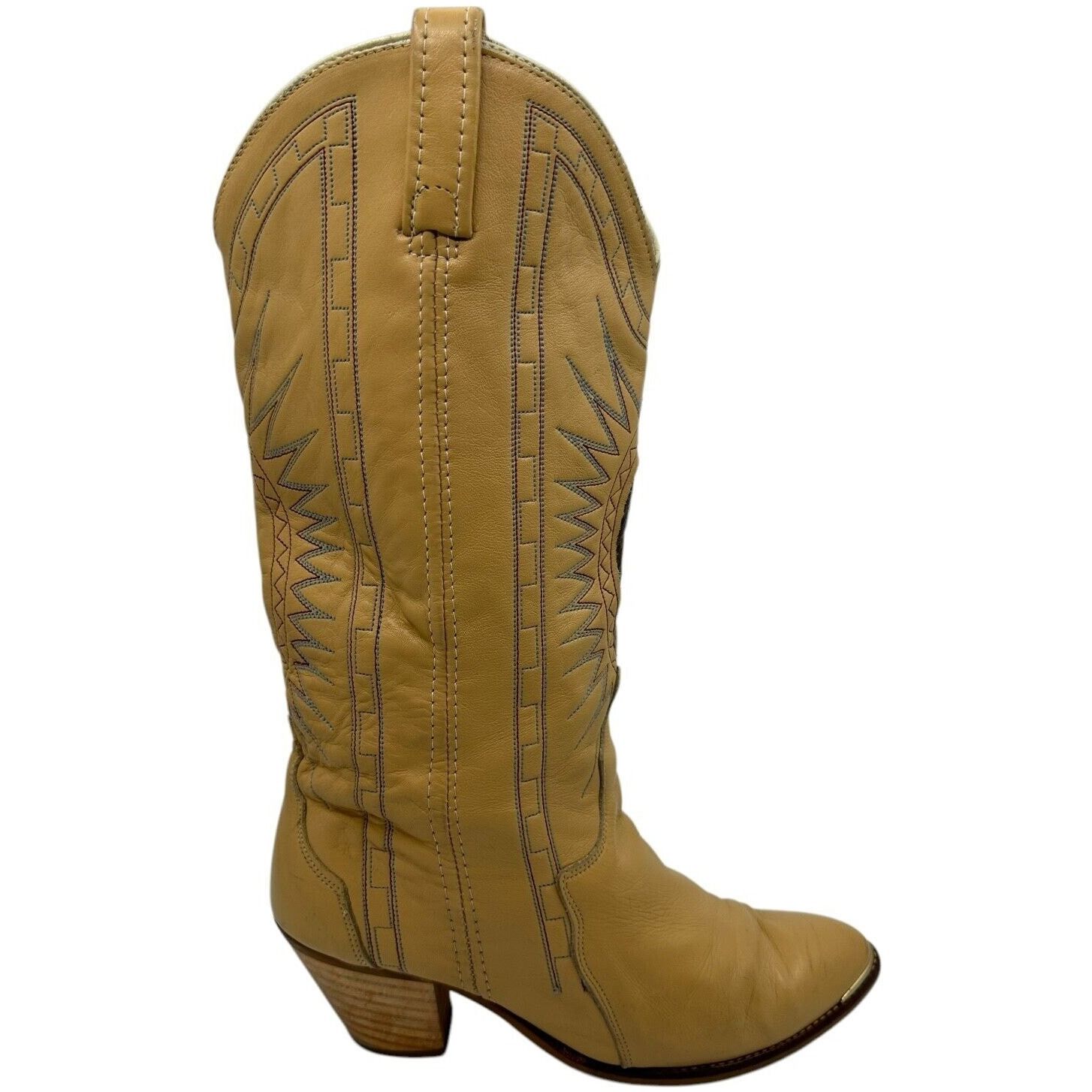 Acme Clothing Vintage ACME Womens Boots Yellow Leather Size 5.5 Made USA Size US 5.5 / IT 35.5 - 6 Thumbnail