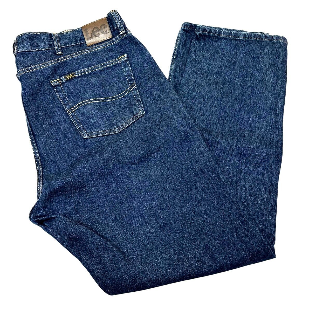 Lee LEE Men’s Regular Fit Straight Leg Premium Jeans | 40W x32L Size US 40 / EU 56 - 1 Thumbnail