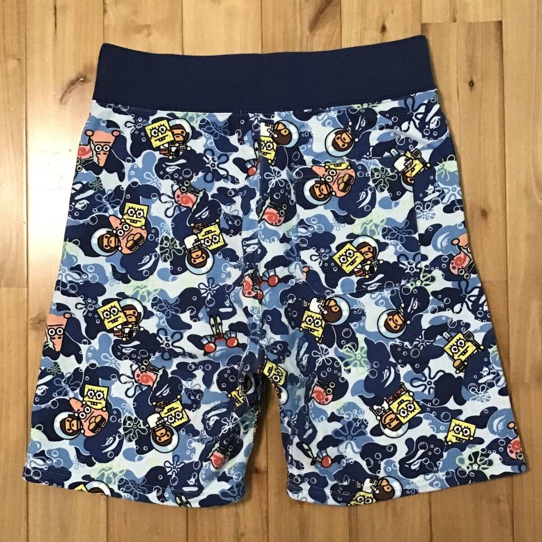 Bape BAPE × Spongebob Milo sweat shorts a bathing ape ★size M Size US 32 / EU 48 - 3 Thumbnail