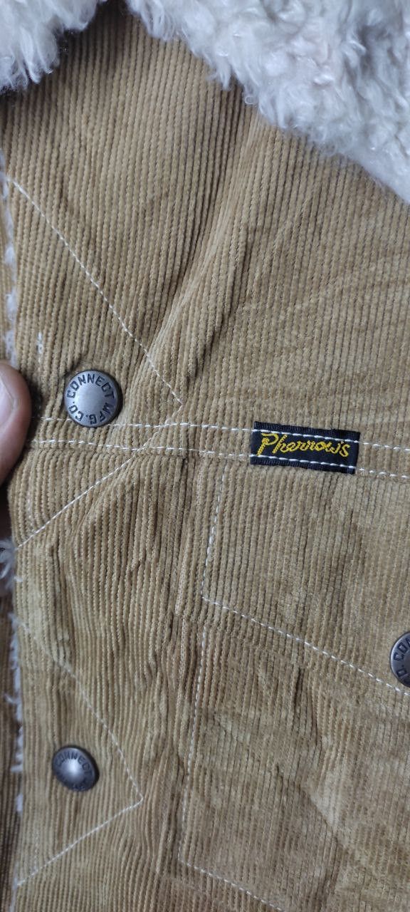 Pherrow's PHERROWS SPORTWEAR CORDUROY SHERPA DENIM JACKET Size US S / EU 44-46 / 1 - 11 Thumbnail