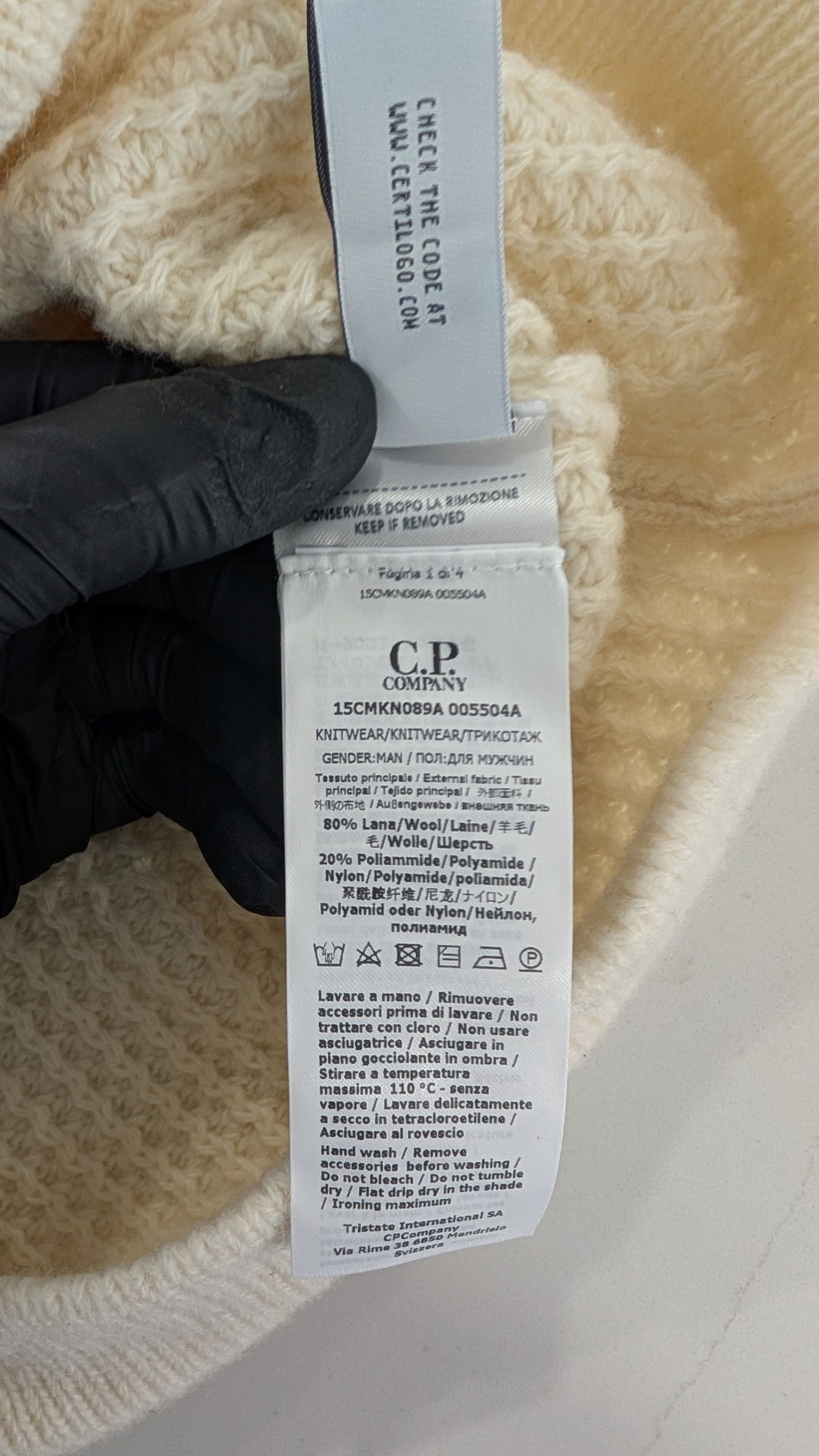 C.P. Company C.P. COMPANY Lambswool Ribbed Turtleneck 56 Size US XL / EU 56 / 4 - 12 Thumbnail