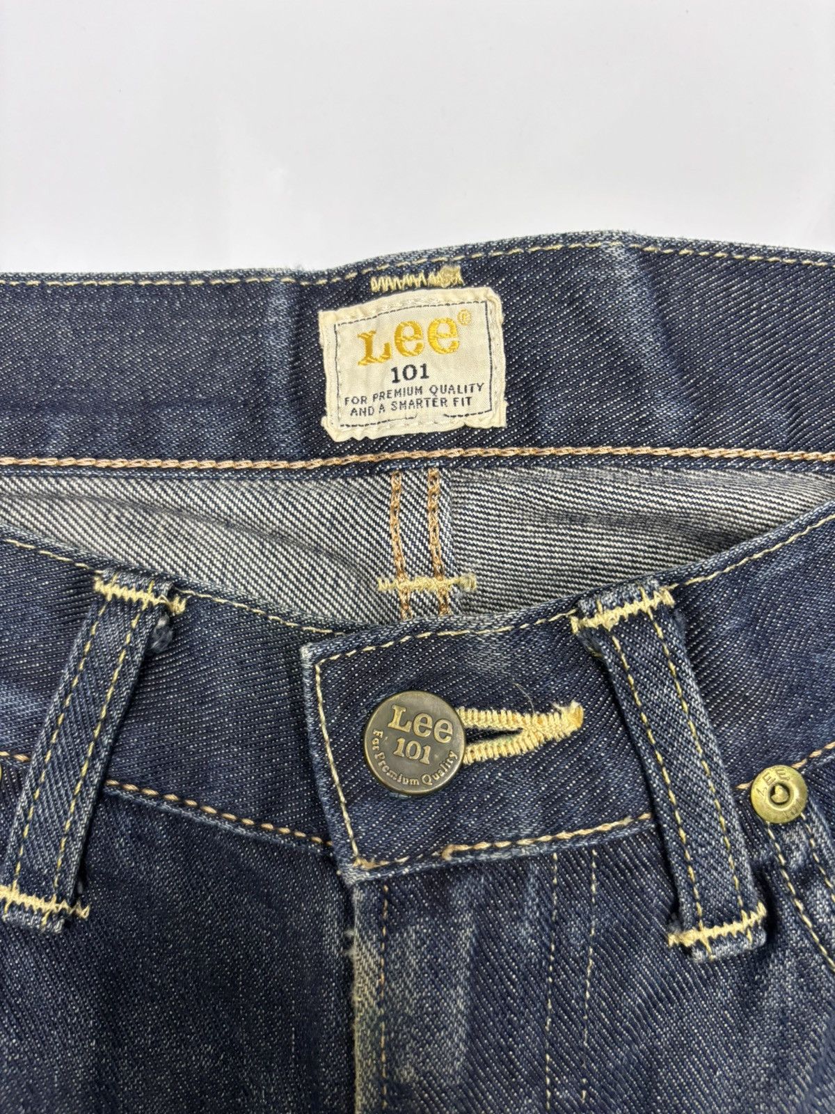Lee 🔥LEE 101 DISTRESSED AGED DENIM JEANS Size US 27 - 9 Thumbnail