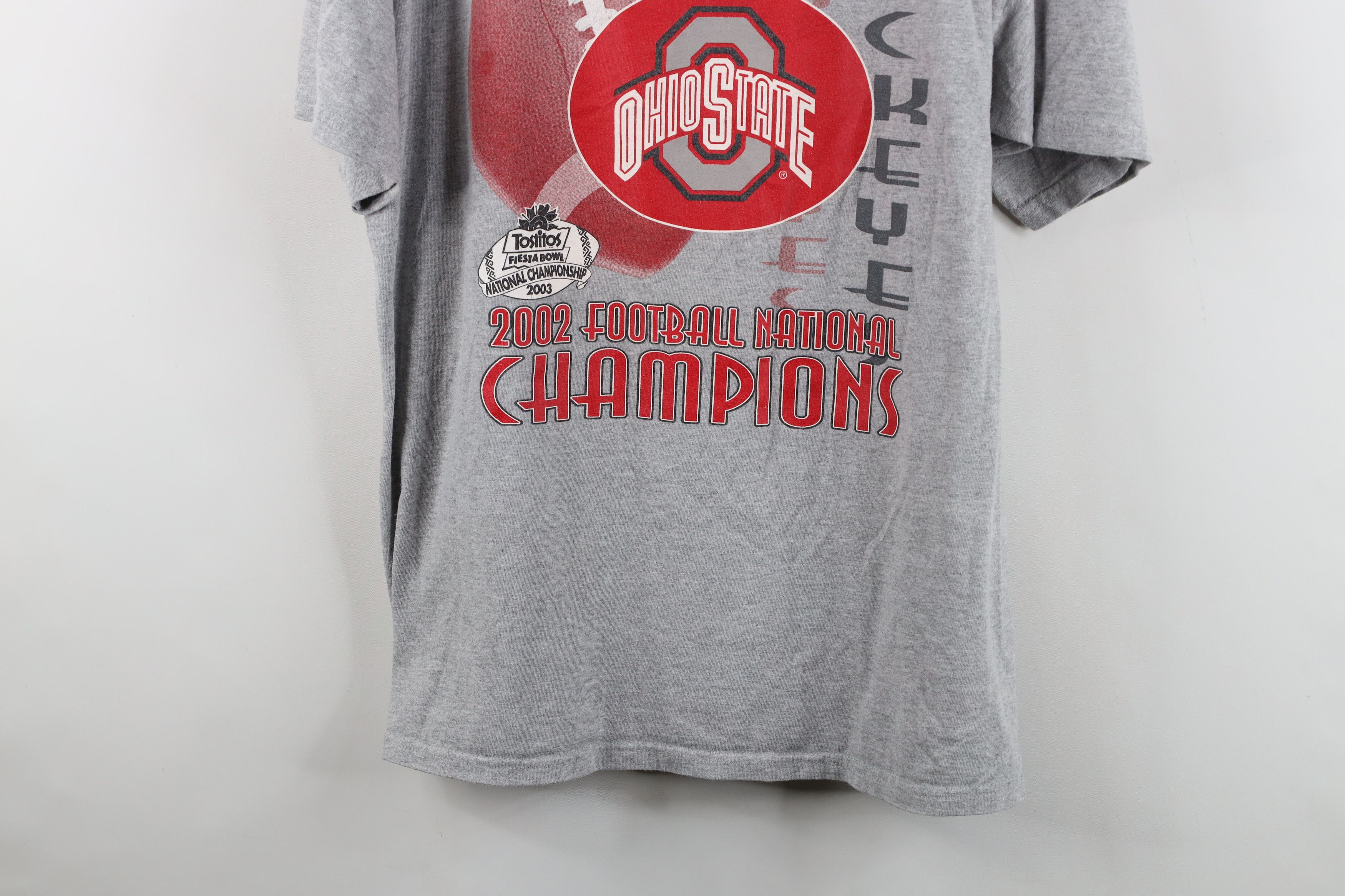 Vintage Vintage National Champs Ohio State University T-Shirt Gray Size US XL / EU 56 / 4 - 3 Thumbnail