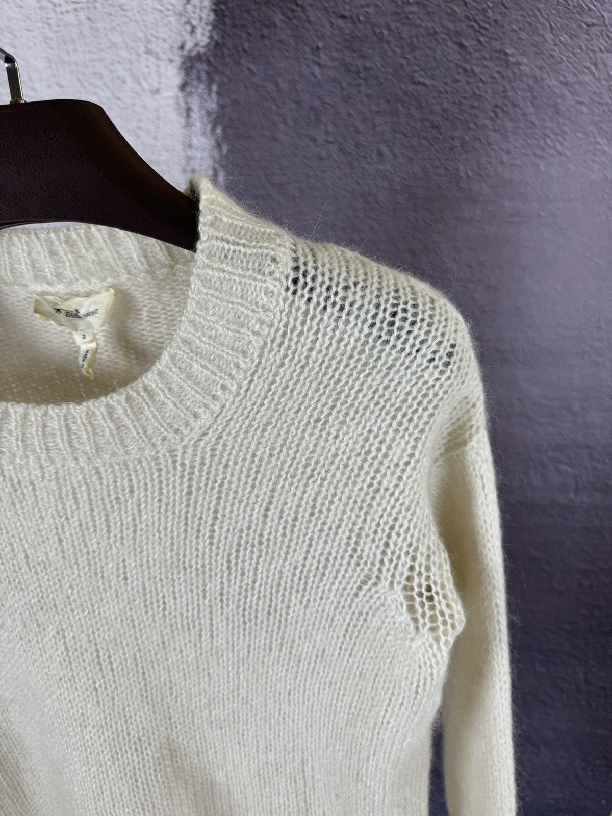 Isabel Marant Isabel Marant Etoile beige super kid mohair oversize sweater Size XS / US 0-2 / IT 36-38 - 10 Thumbnail