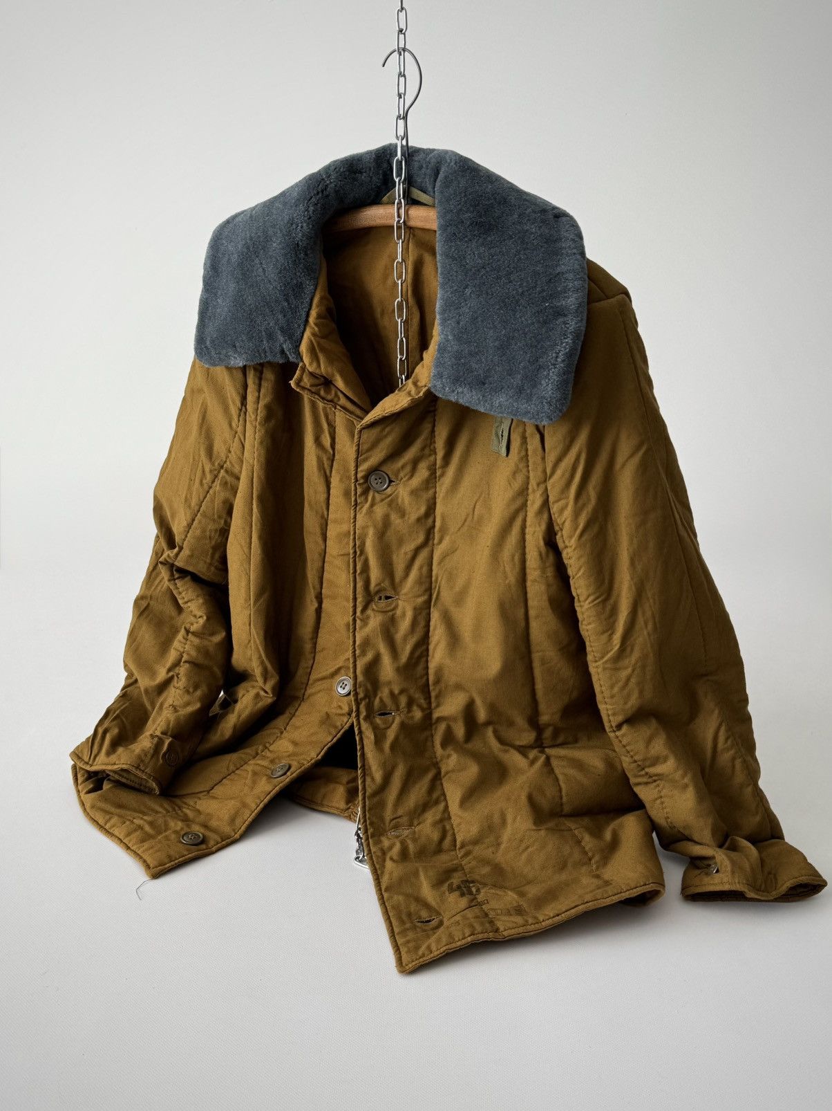 Vintage 1990s Vintage USSR 'Telogreika' Berezka Camo Quilted Jacket Size US M / EU 48-50 / 2 - 4 Thumbnail