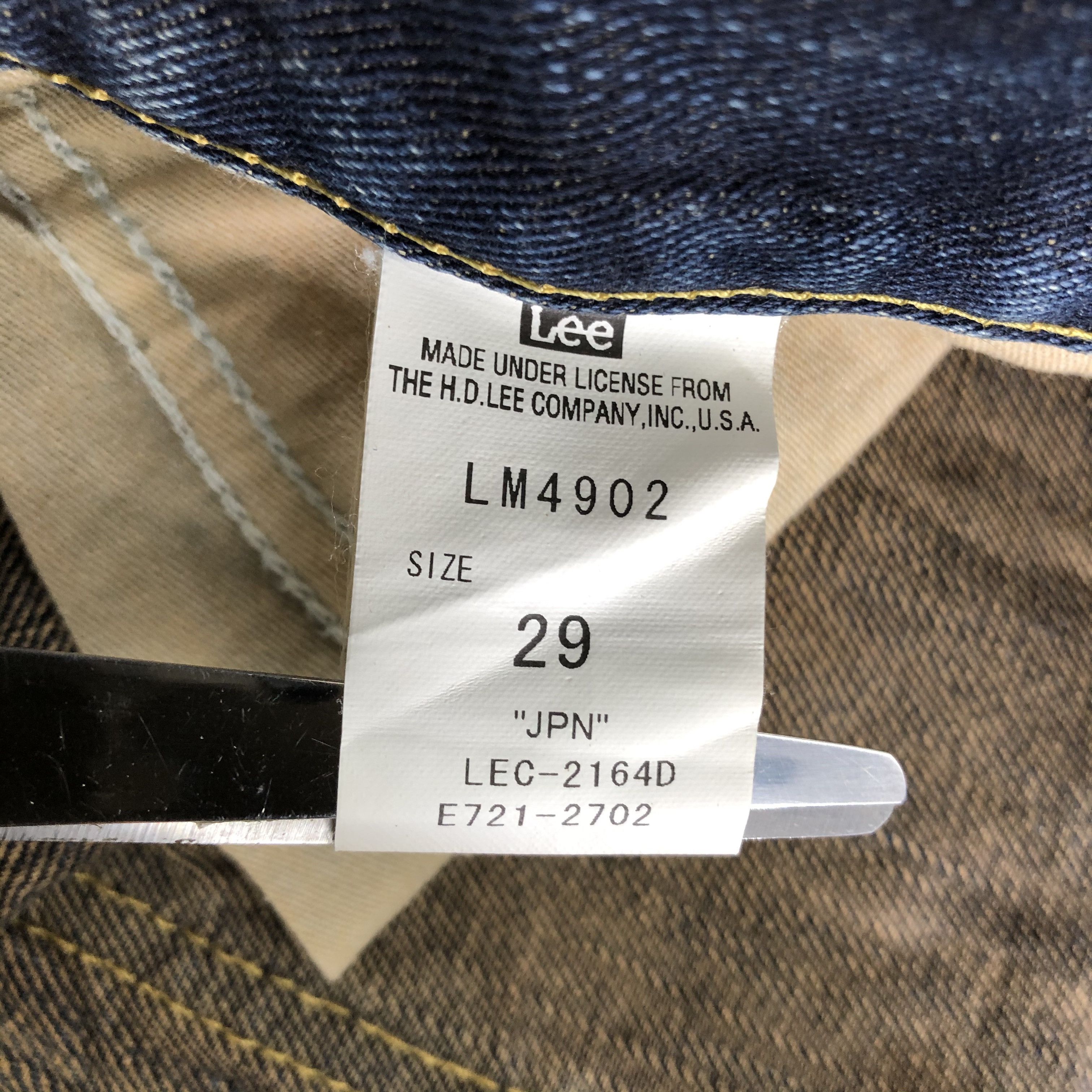 Lee Vintage Lee Riders Jeans Faded Blue Denim KJ3061 Size US 29 - 10 Thumbnail
