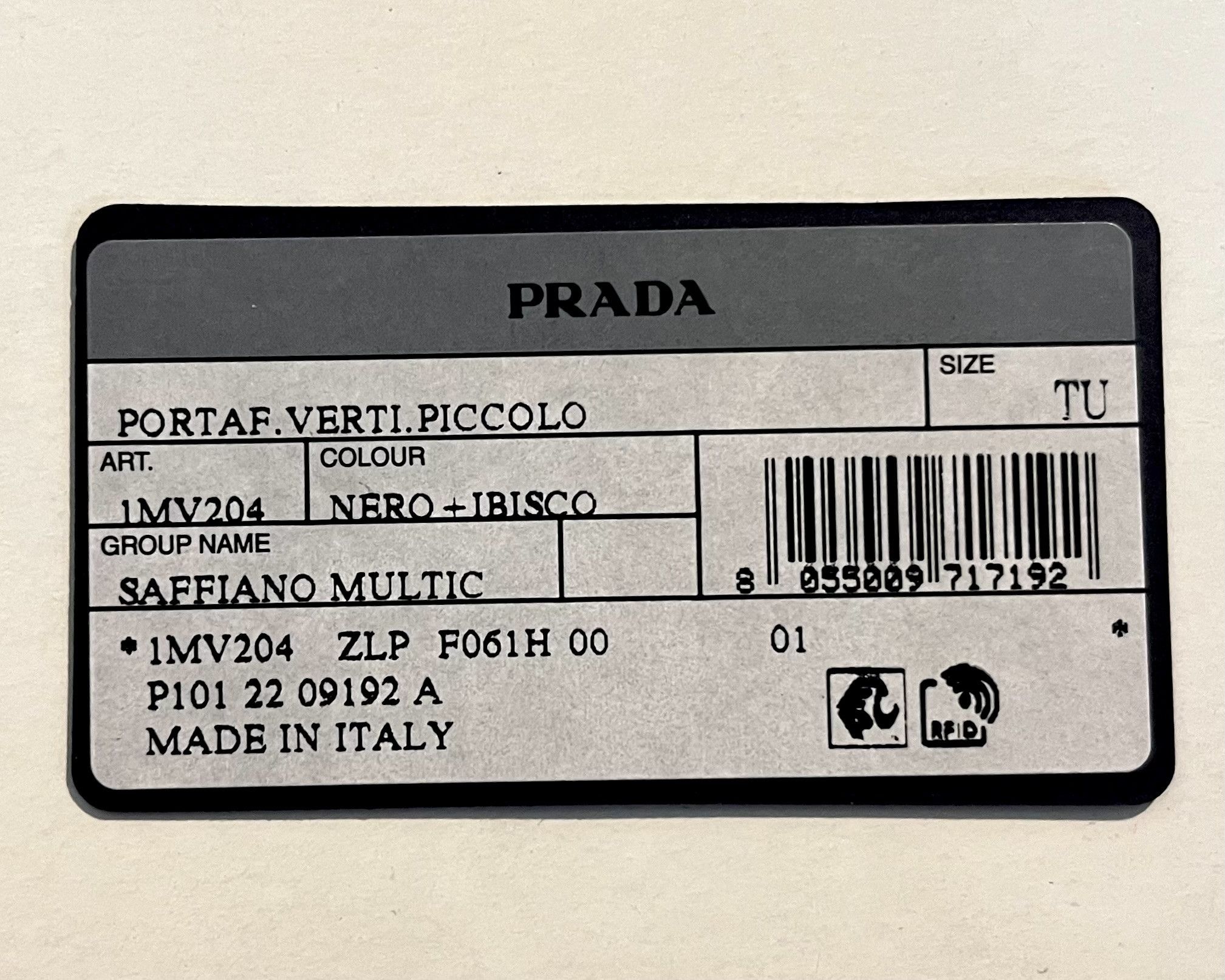 Prada Small Saffiano Leather Wallet Size ONE SIZE - 8 Thumbnail