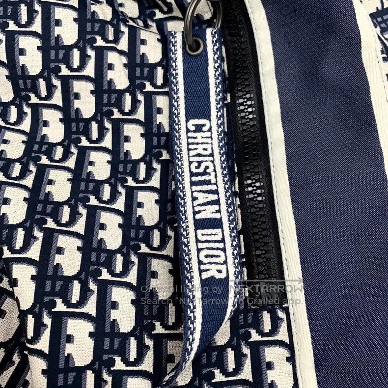 Dior Dior Colour-blocked logo jacquard full-print hooded drawst Size 25" / US 0 / IT 36 - 6 Thumbnail