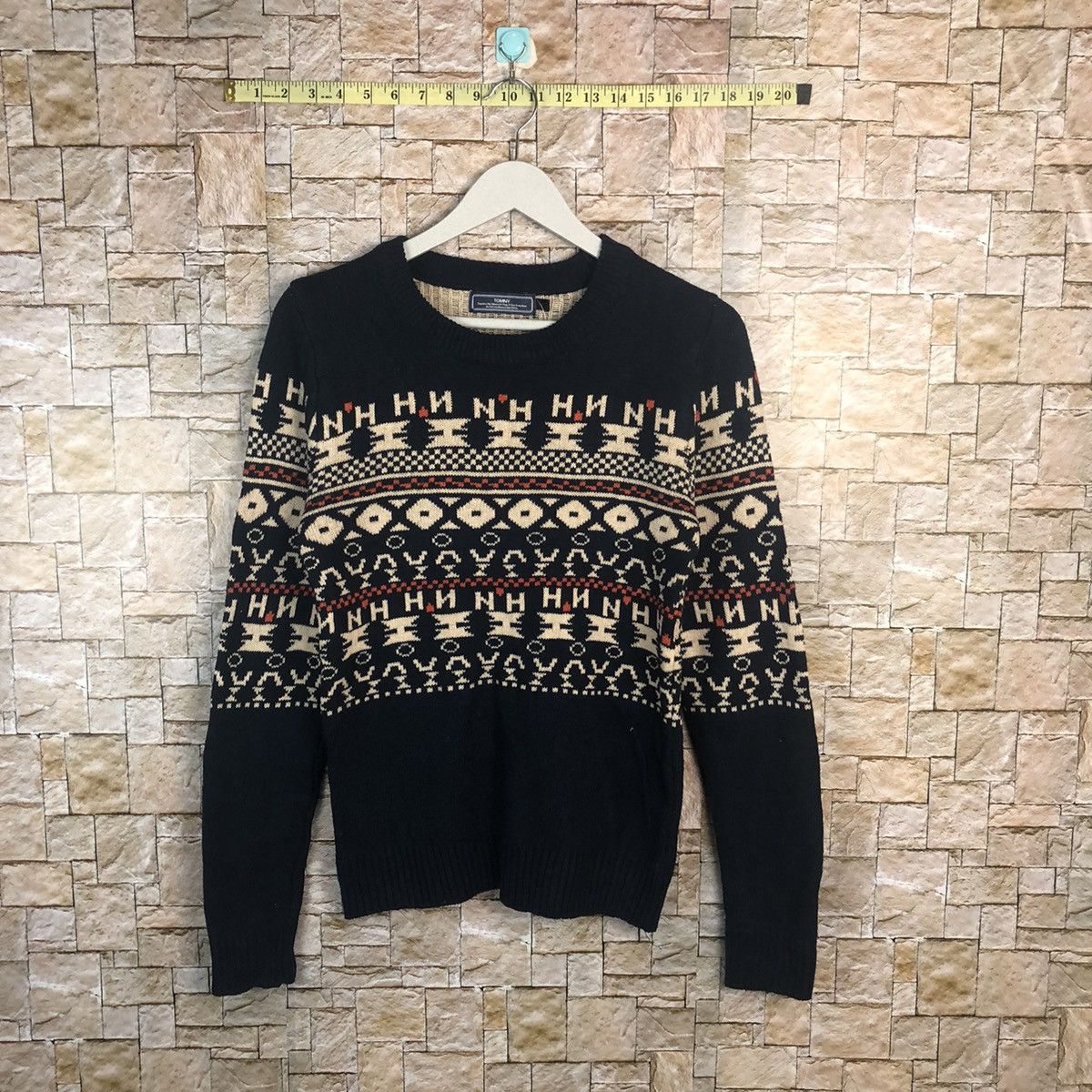 Homespun Knitwear × Japanese Brand Tomny Dark Blue Knitwear #A36 Size M / US 6-8 / IT 42-44 - 1 Thumbnail