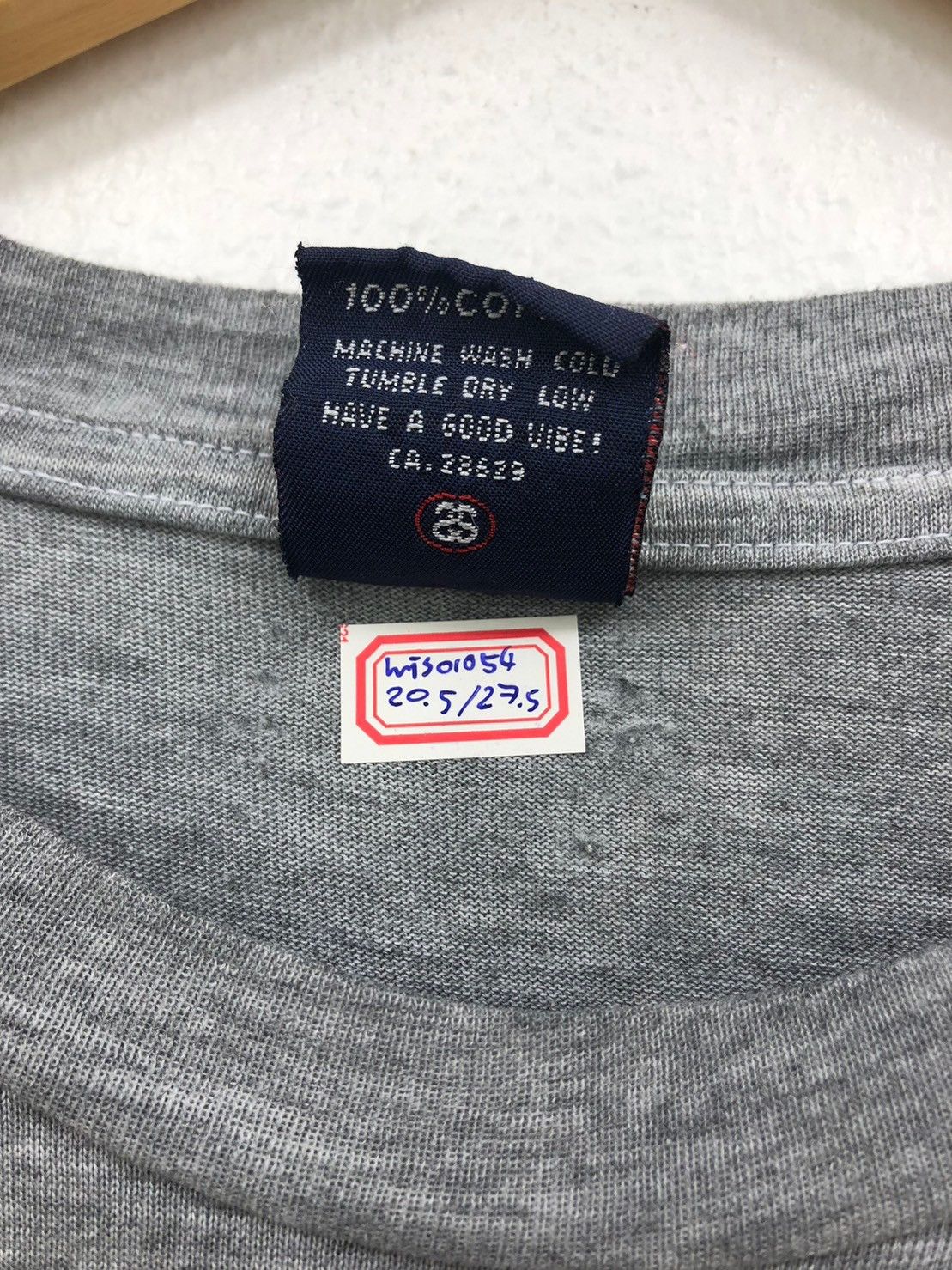 Stussy × Vintage Vintage 90's STUSSY Shirt Big Logo wts01 Size US L / EU 52-54 / 3 - 6 Thumbnail