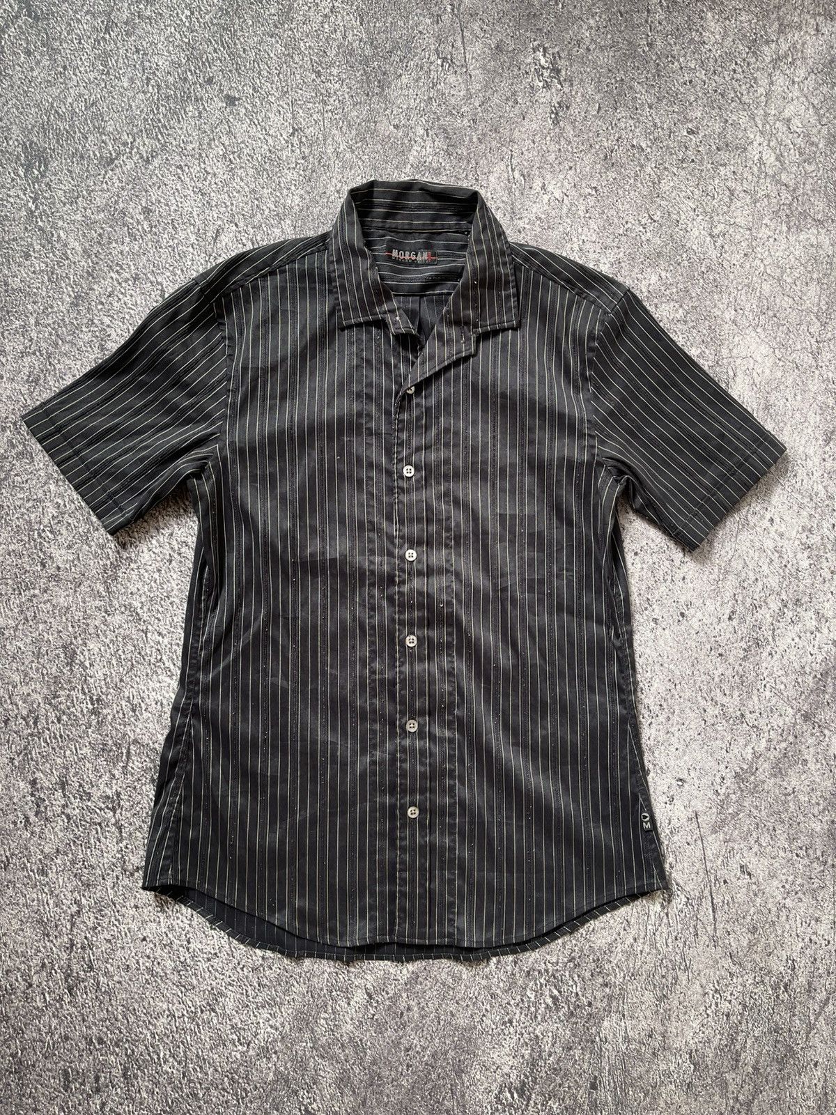 Japanese Brand Y2K Morgan Homme ifsixwasnine punk button shirt Size US M / EU 48-50 / 2 - 3 Thumbnail