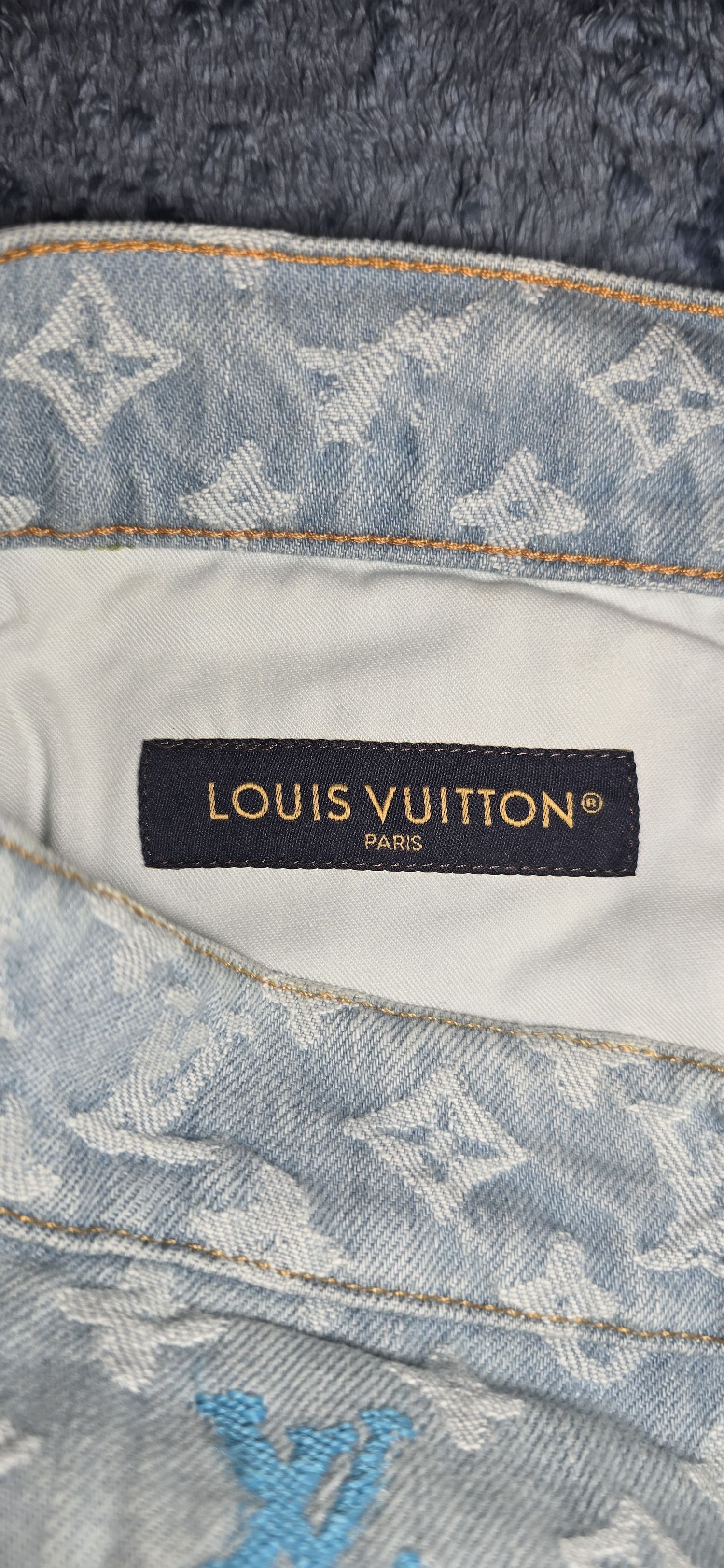 Louis Vuitton × Tyler The Creator Monogram Denim Jeans Size US 36 / EU 52 - 10 Thumbnail