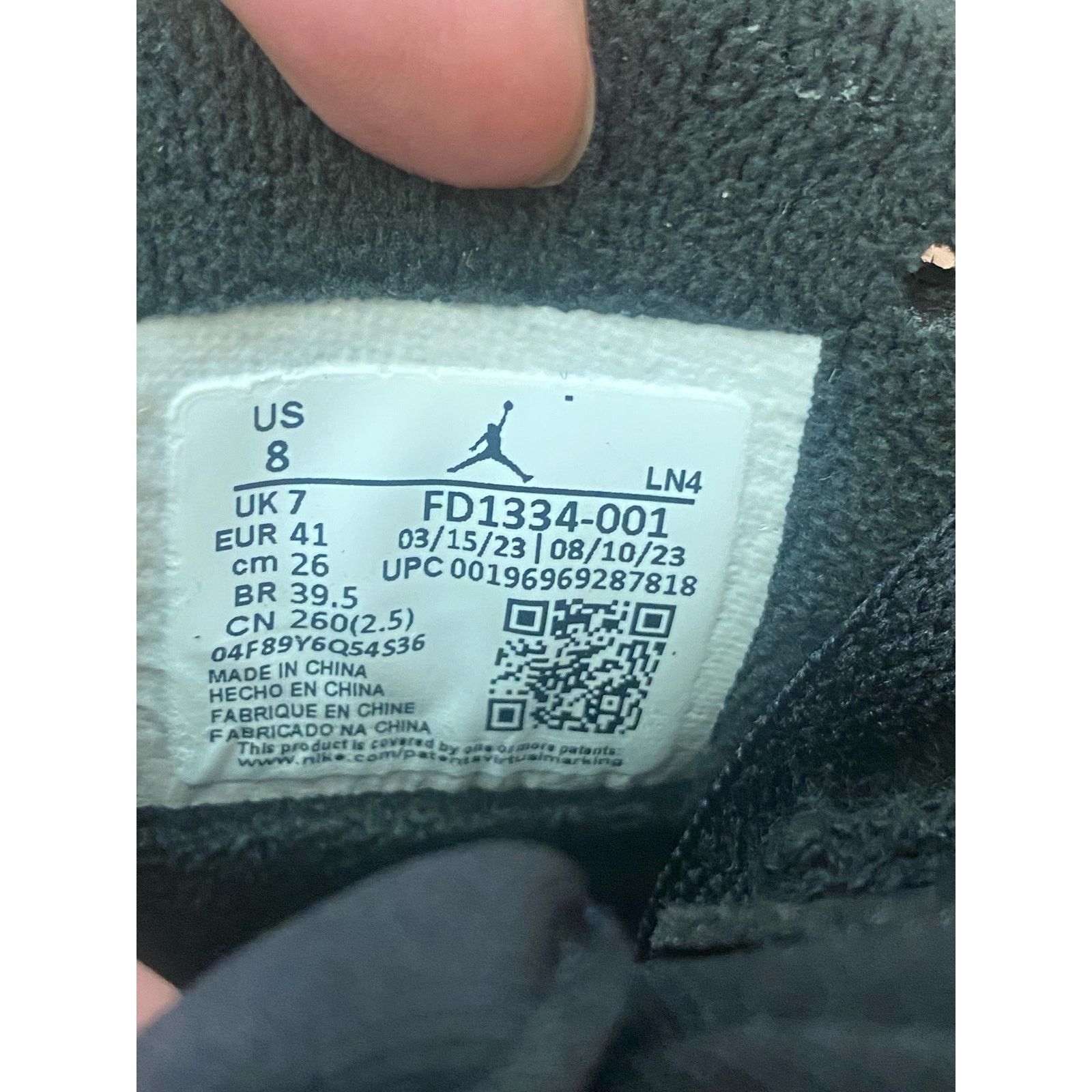 Nike Air Jordan 8 Retro WNTR Gunsmoke sz m8 w9.5 Size US 8 / EU 41 - 7 Thumbnail