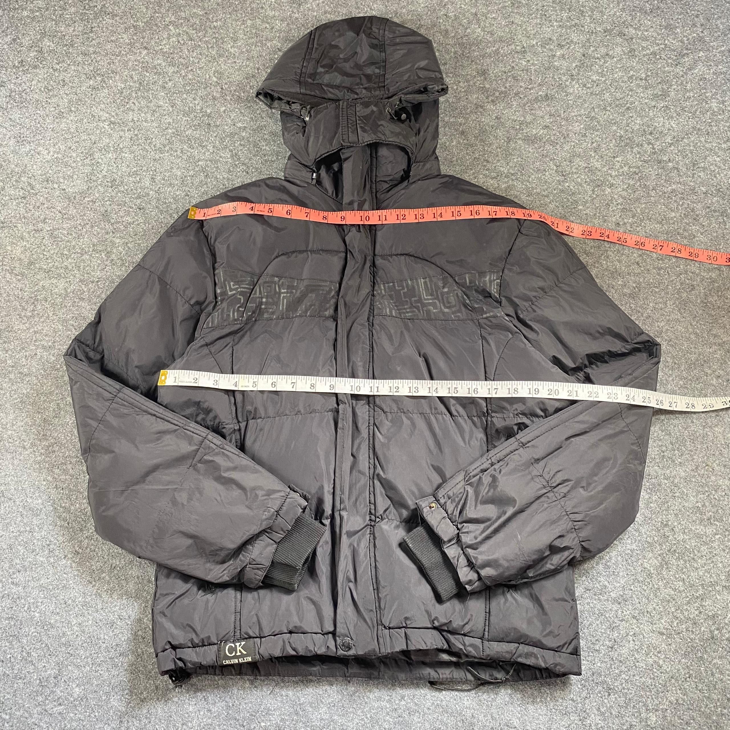 Calvin Klein 205W39NYC Vintage Calvin Klein Puffer Hoodies Jacket Size US L / EU 52-54 / 3 - 7 Thumbnail