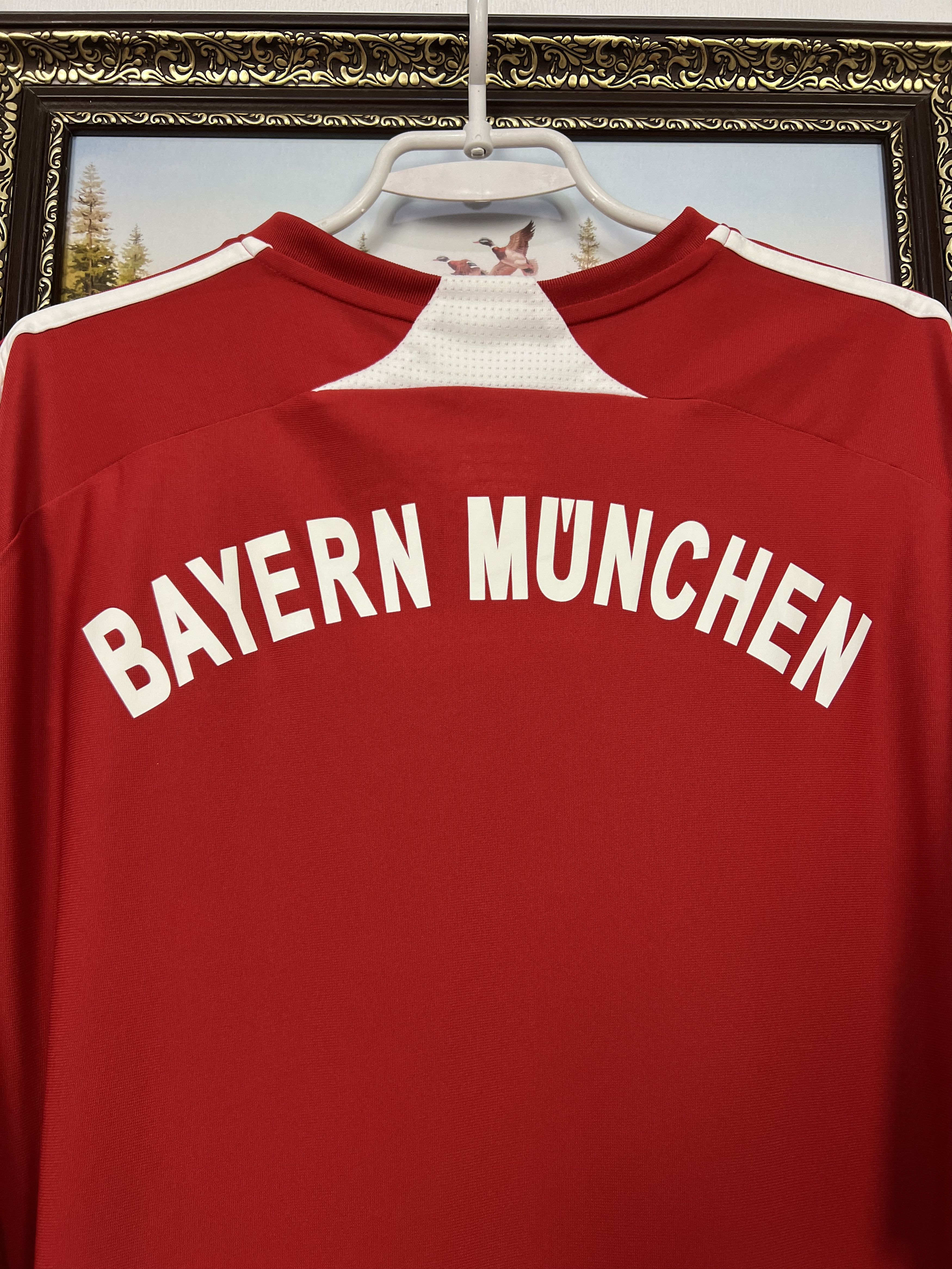 Adidas Bayern Munich Home football shirt 2007 Soccer Adidas Jersey Size US XXL / EU 58 / 5 - 13 Thumbnail