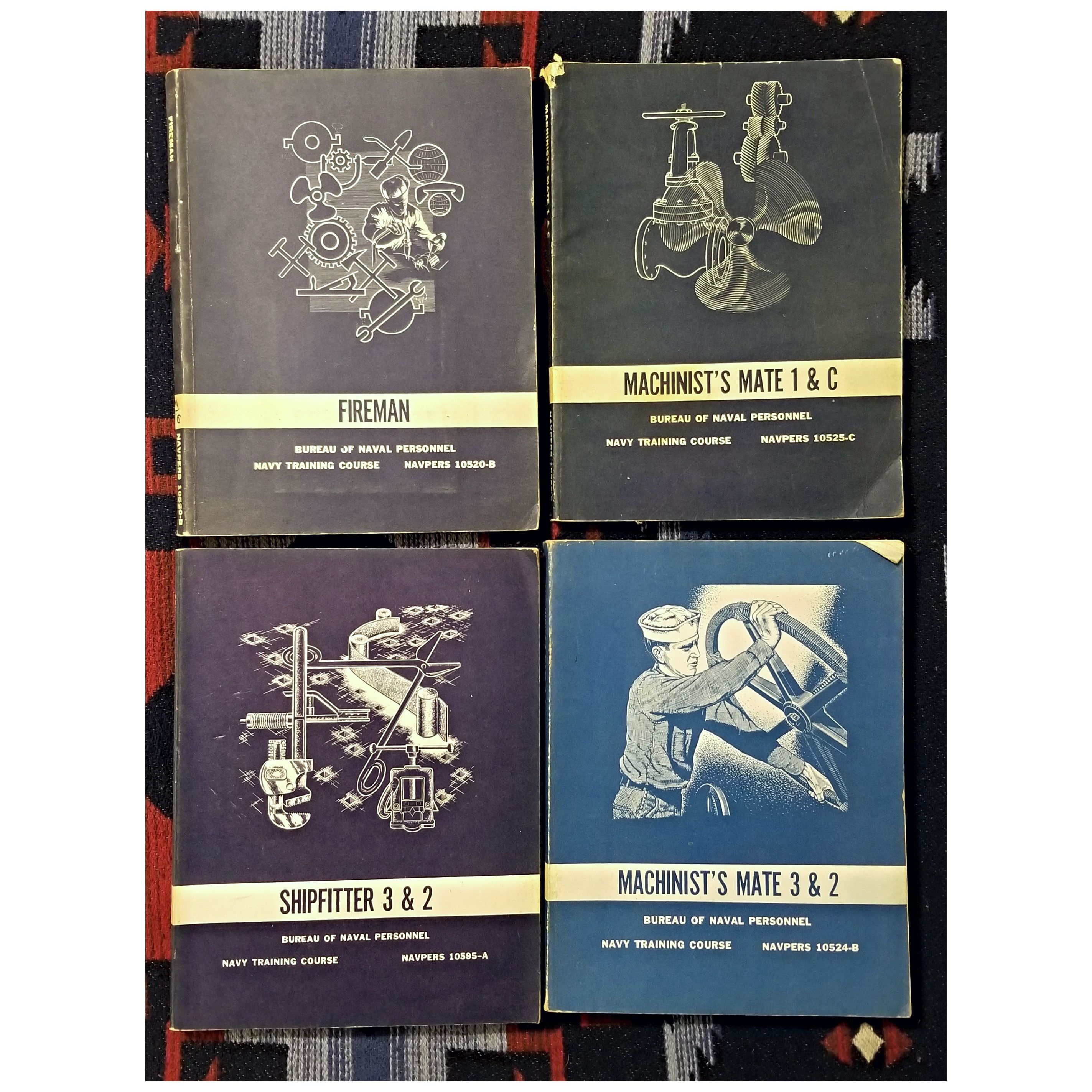 Vintage VTG 1960'S U.S. NAVY TRAINING COURSE BOOKS- (4 BOOKS TOTAL) Size ONE SIZE - 2 Thumbnail