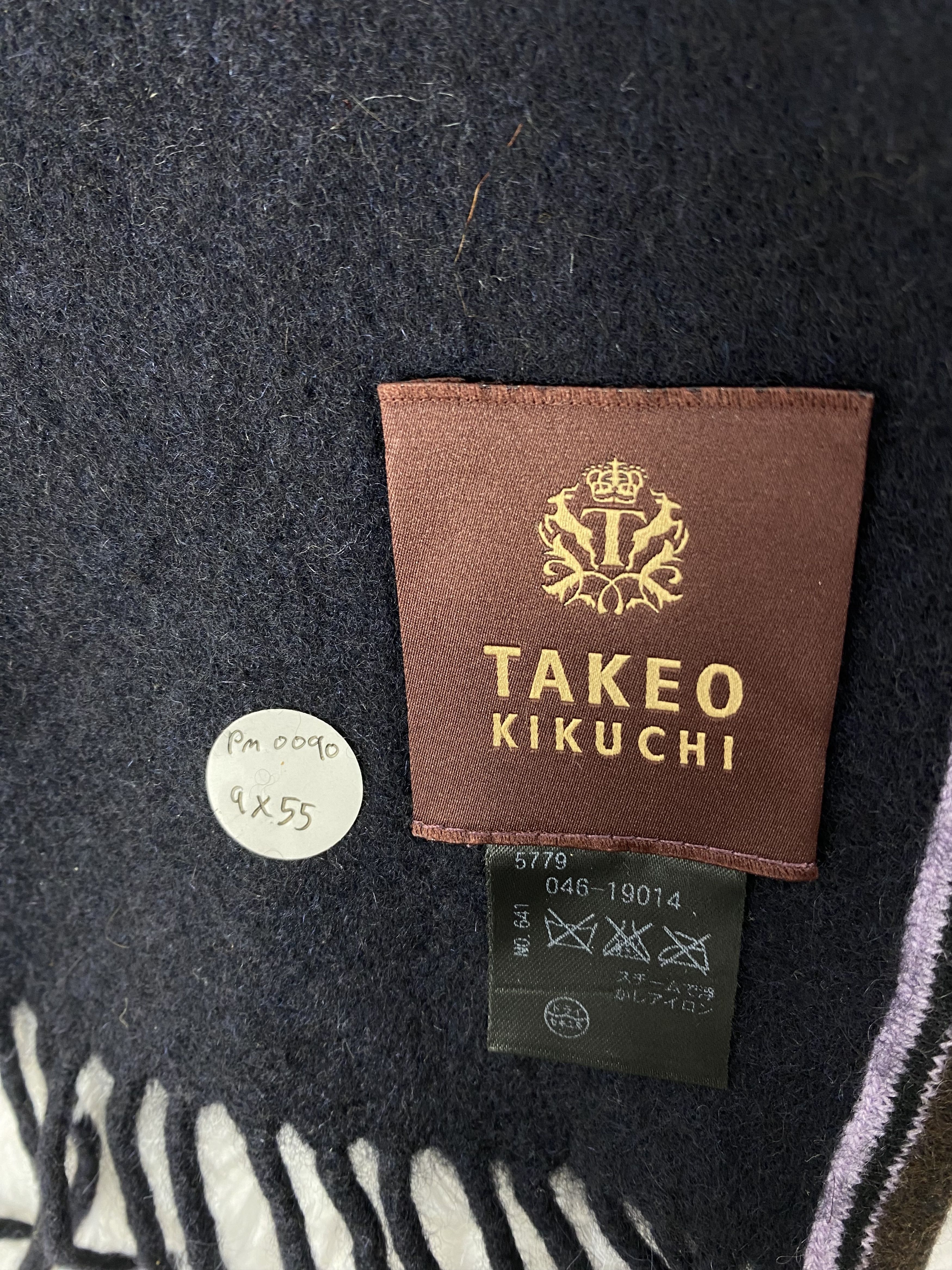 Takeo Kikuchi Vintage Takeo Kikuchi Scarf / Muffler Neckwear PM0090 Size ONE SIZE - 2 Thumbnail