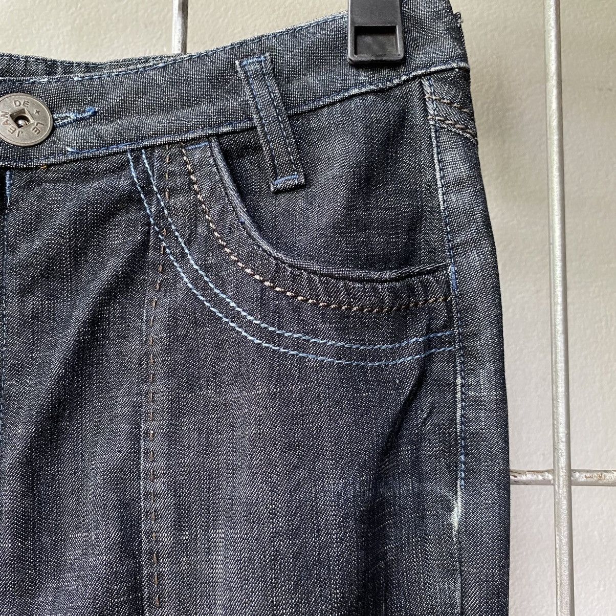 Marithe + Francois Girbaud Marithe + Francois Girbaud F/W 2005 denim skirt runway piece Size 27" / US 4 / IT 40 - 11 Thumbnail
