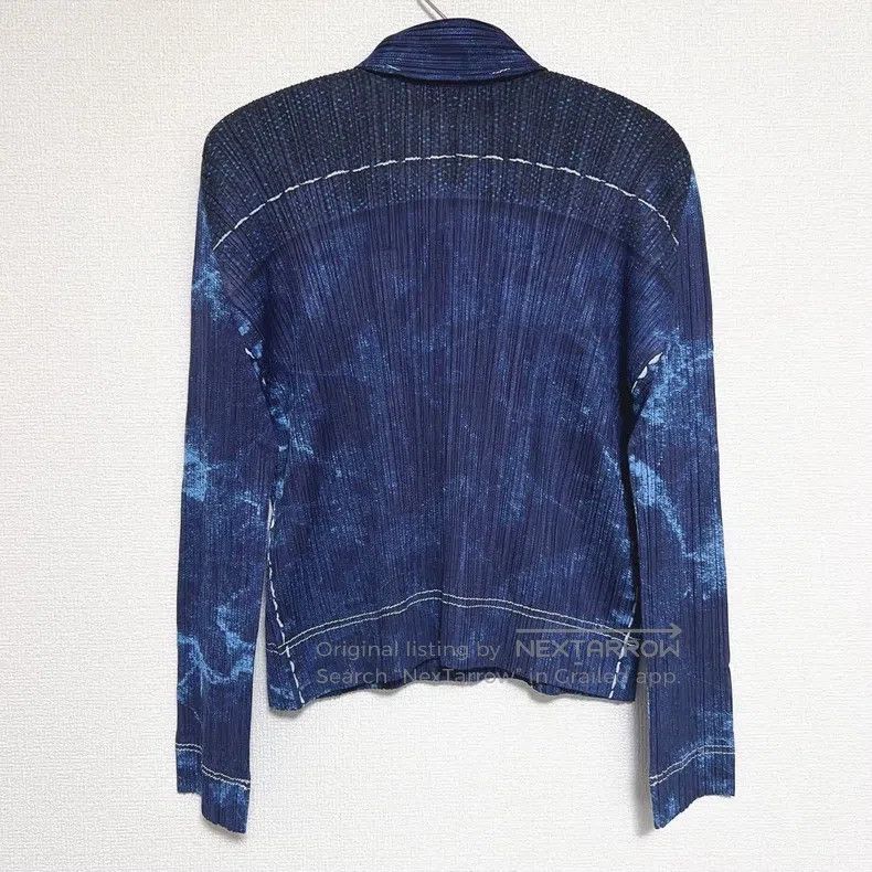 Issey Miyake Denim Print Jacket